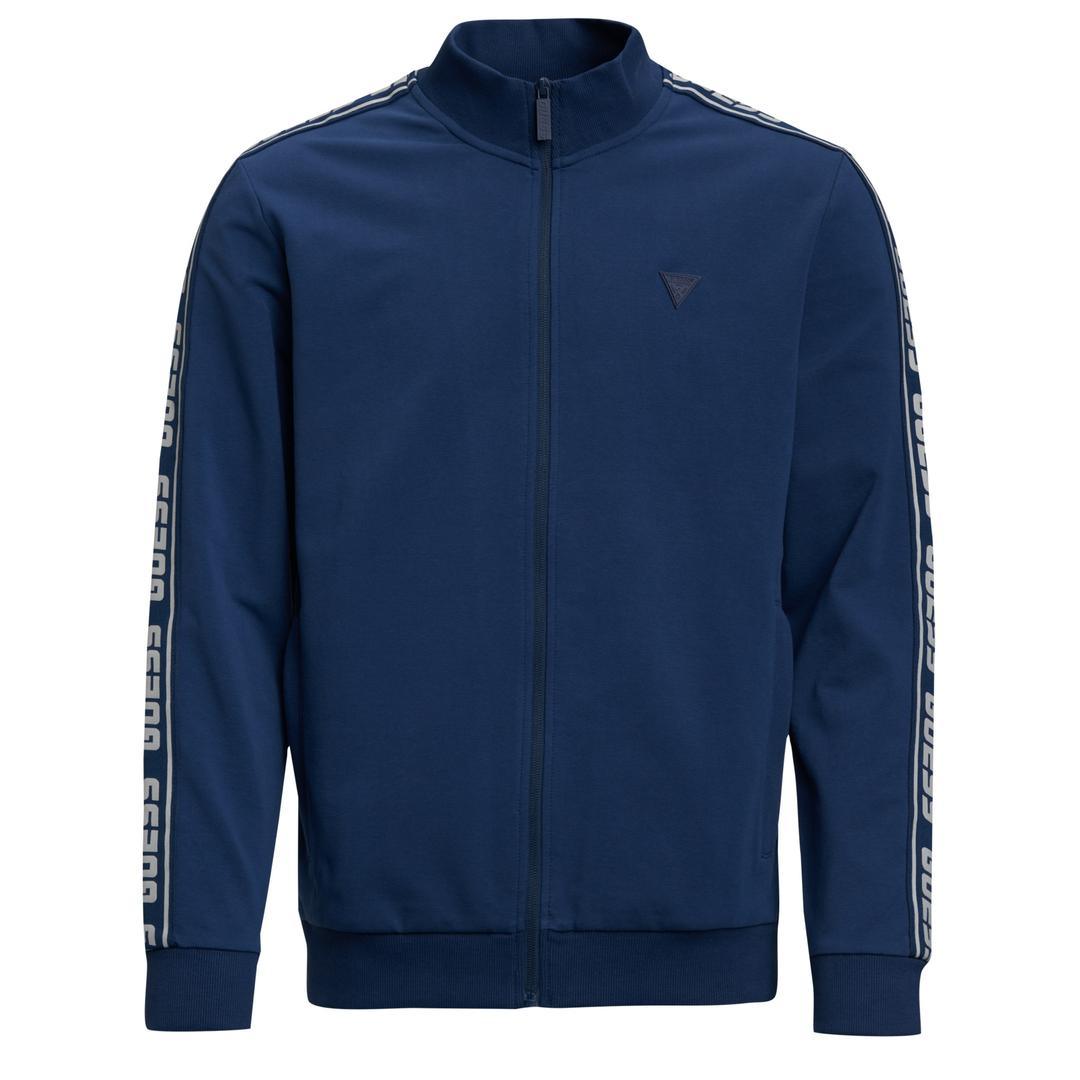 Guess Full-Zip Sweatshirt Men Z2YQ12K6ZS1 Blue