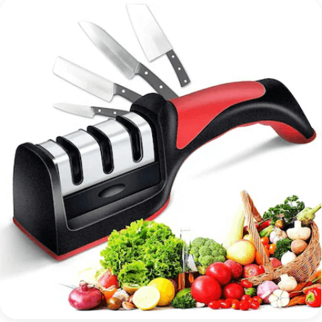 شحذ السكاكين بثلاث مراحل