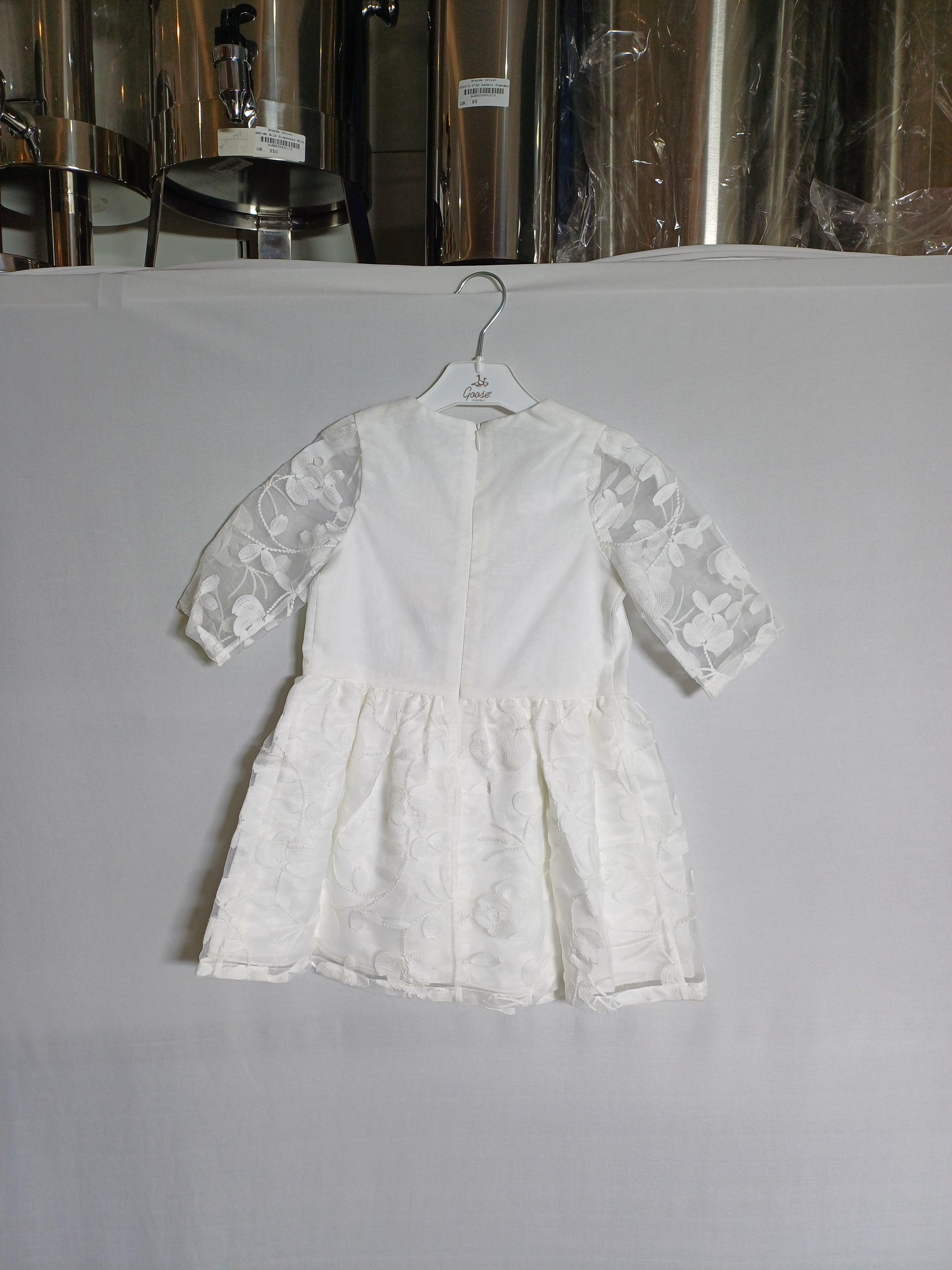 HUCKLeBONE WHITE-4Y  GIRL DRESS HB0021