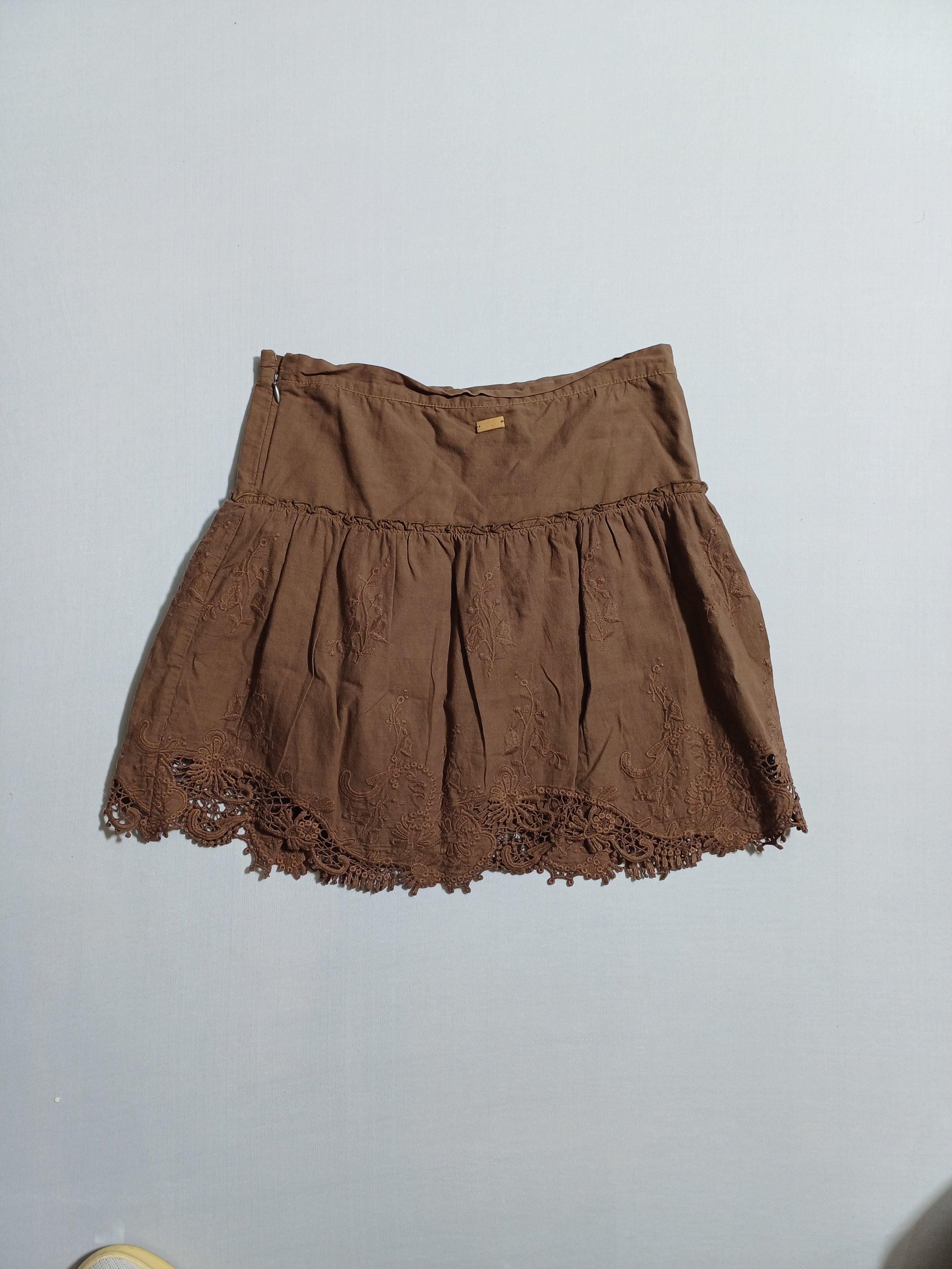 Ki6? Chi Sei Girl Skirts Brown 32KGN57