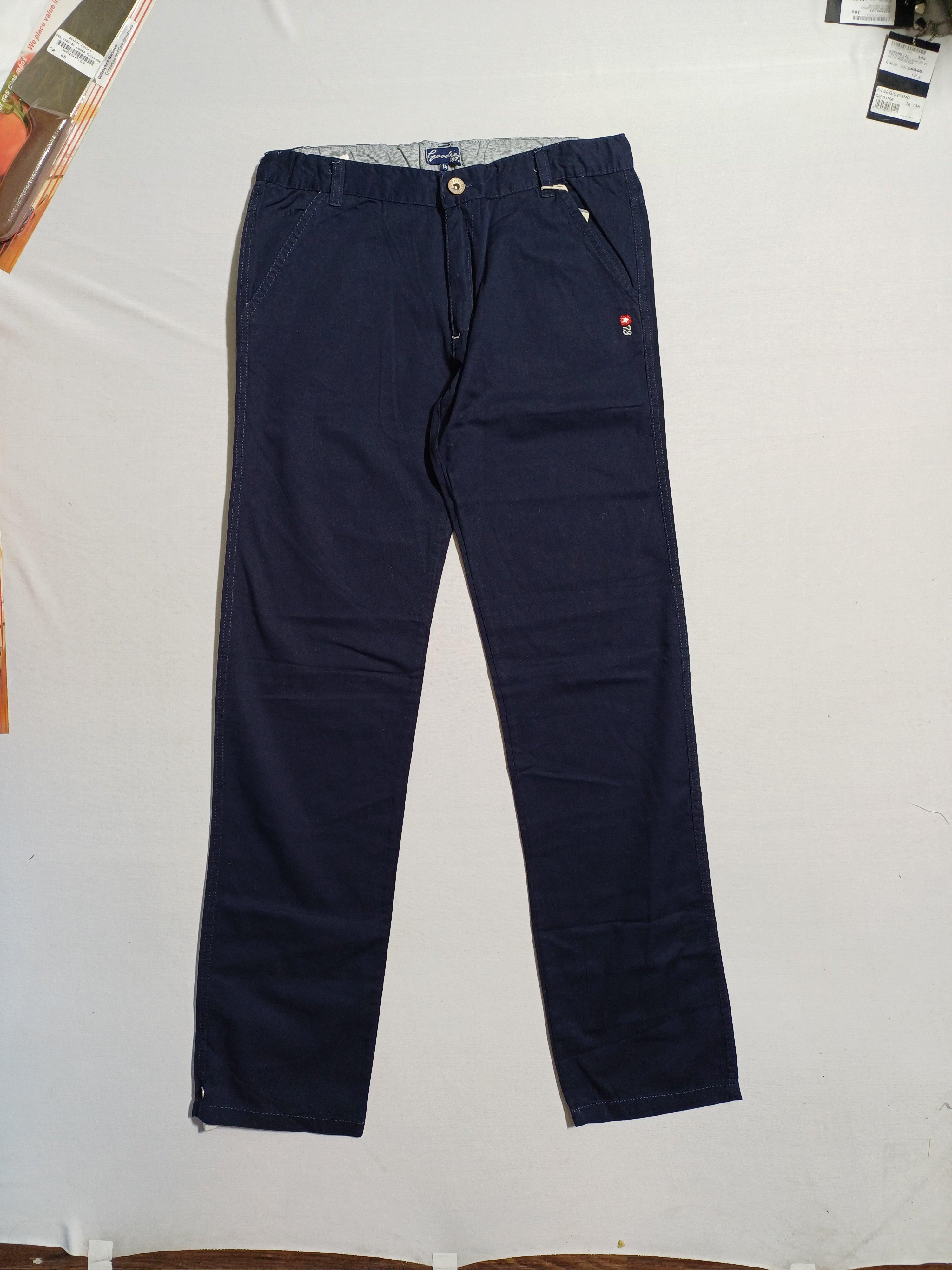 GOODIES NAVY-14Y BOYS TROUSER 86004/RR/003