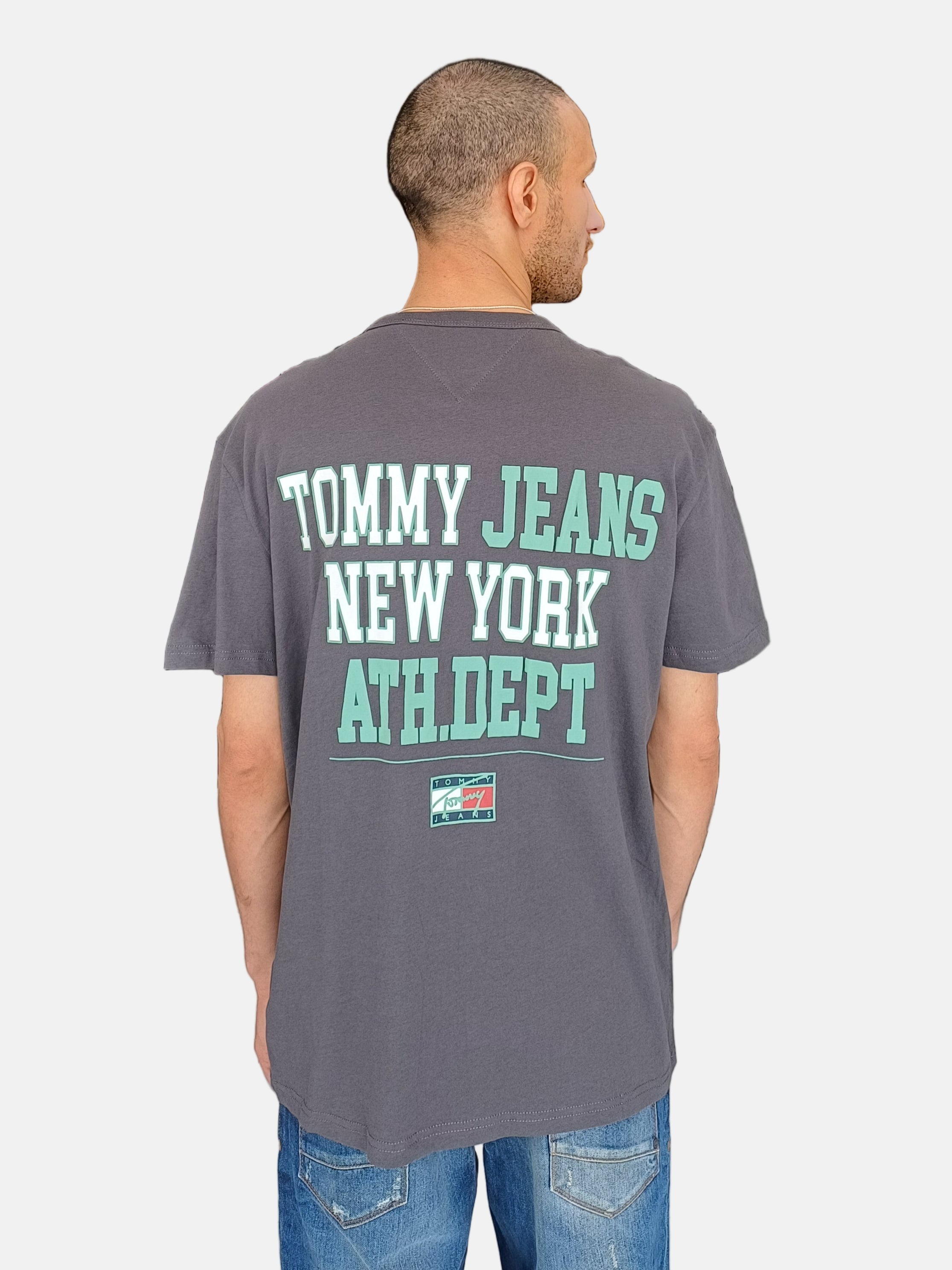 Tommy Jeans T-Shirt Round Neck Grey DM21989