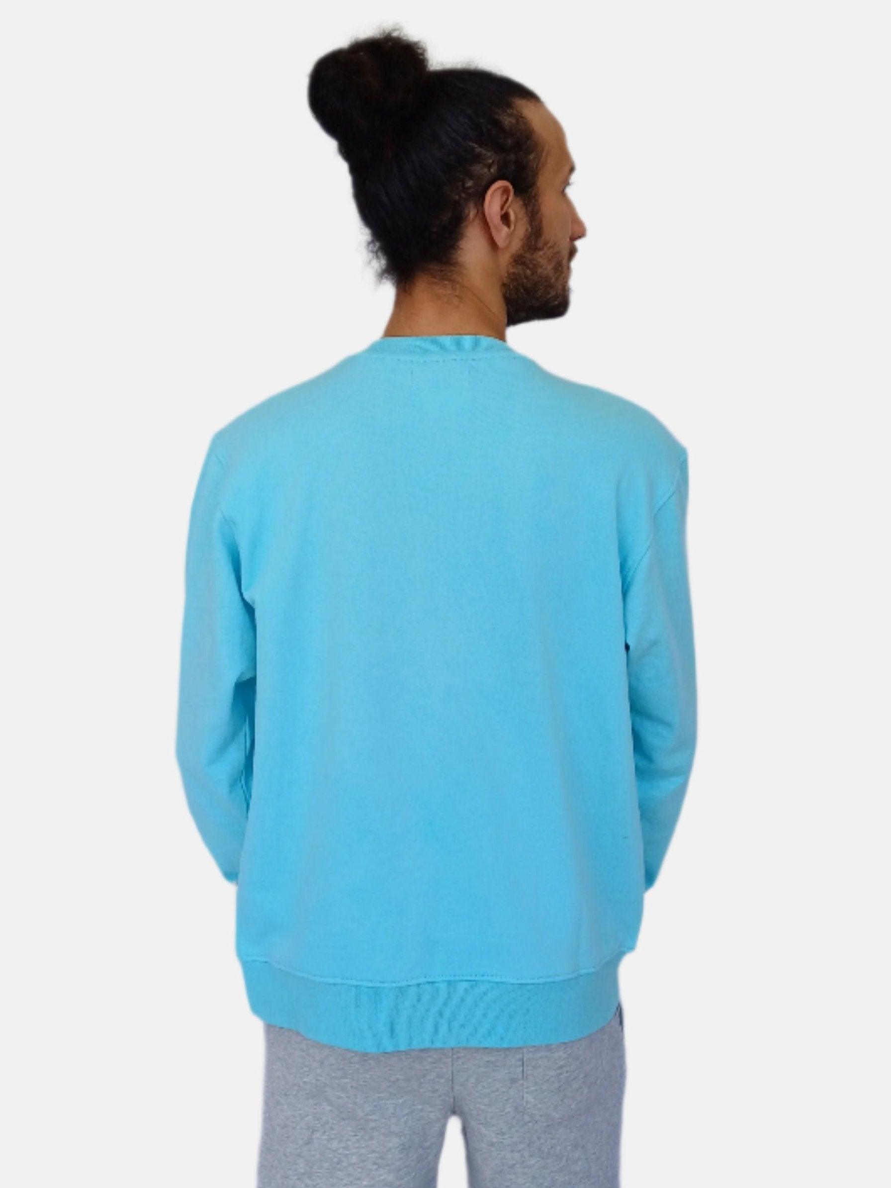 Aqua Green Jack & jones Crew Neck Sweatshirt