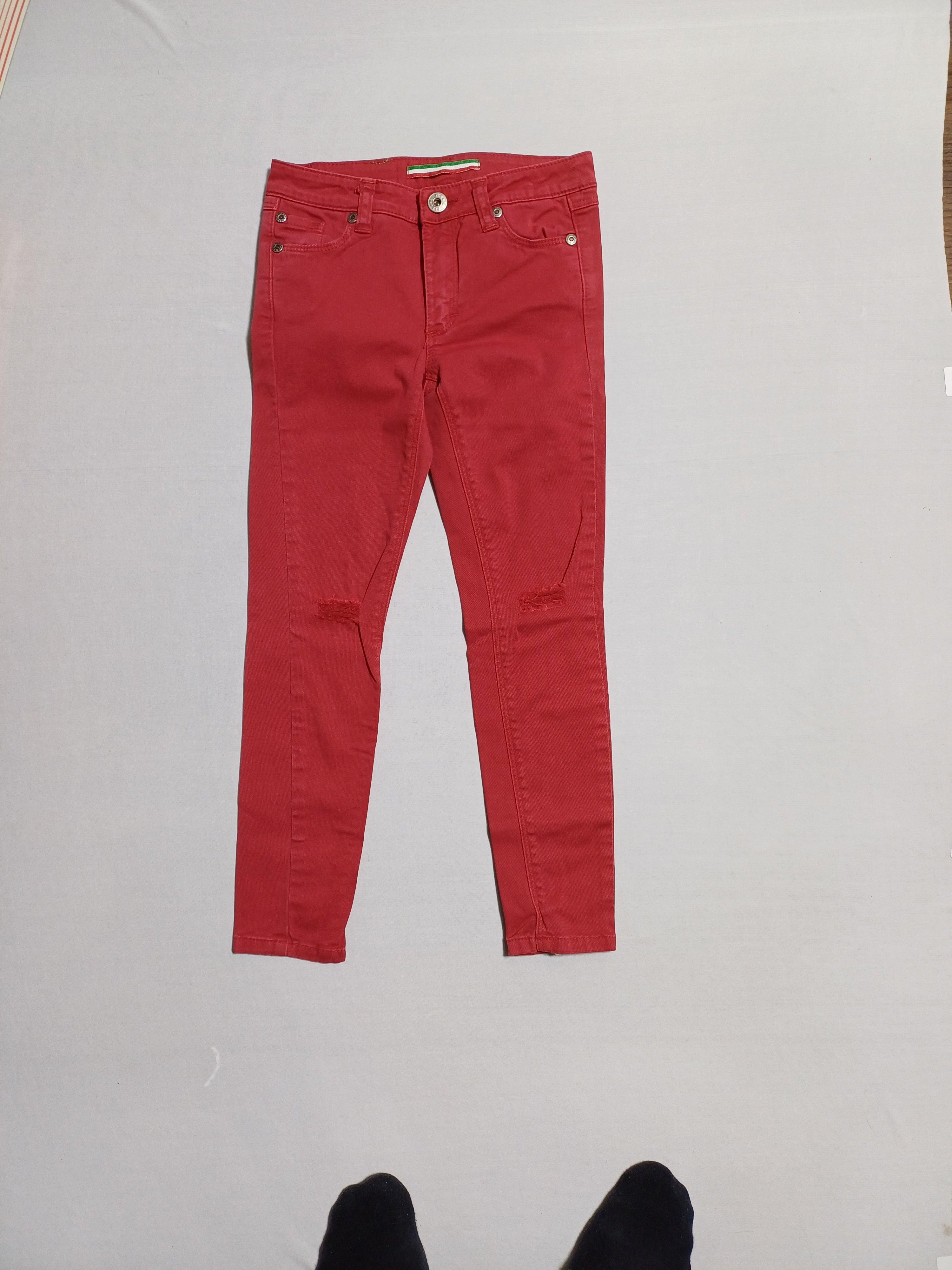 PLEASE RED-XS GIRL PANTS 00118
