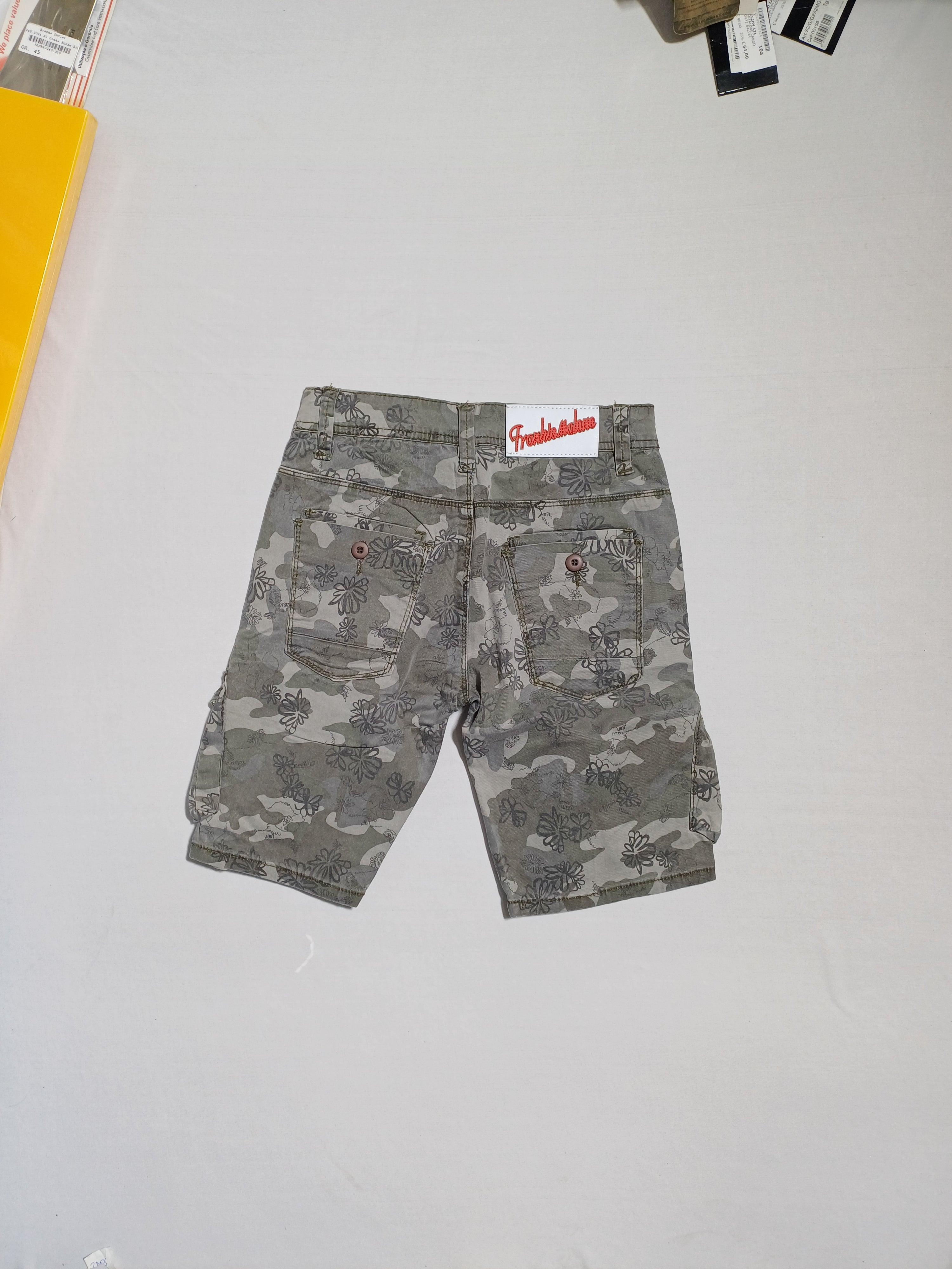 FRANKIE MALONE GREY BOY CARGO SHORTS FMR317