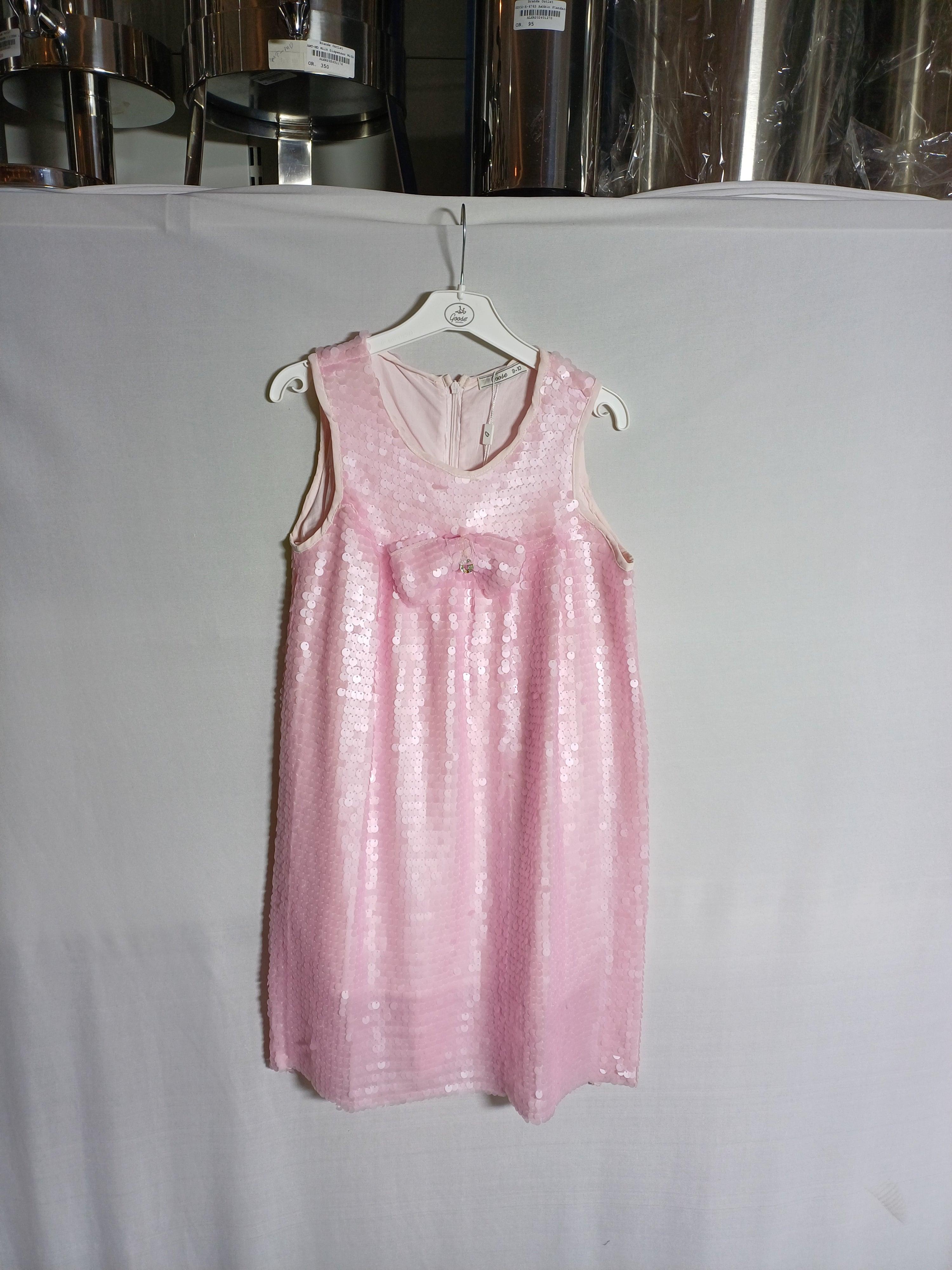 فستان G17Y60614 وردي للبنات من عمر 9 إلى 10 سنوات