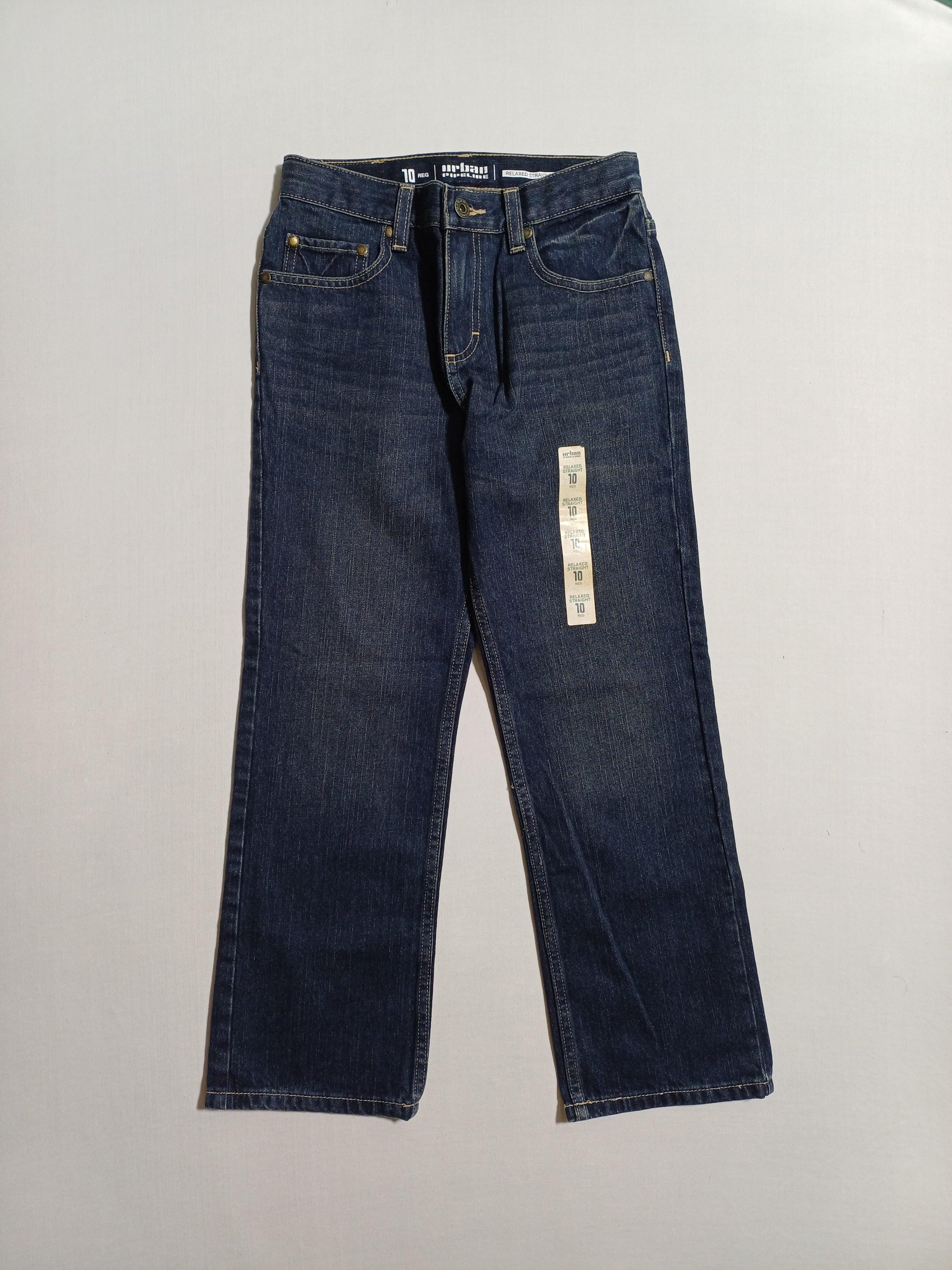 URBAN PIPELINE 10-REG BOY JEANS DKBLUE