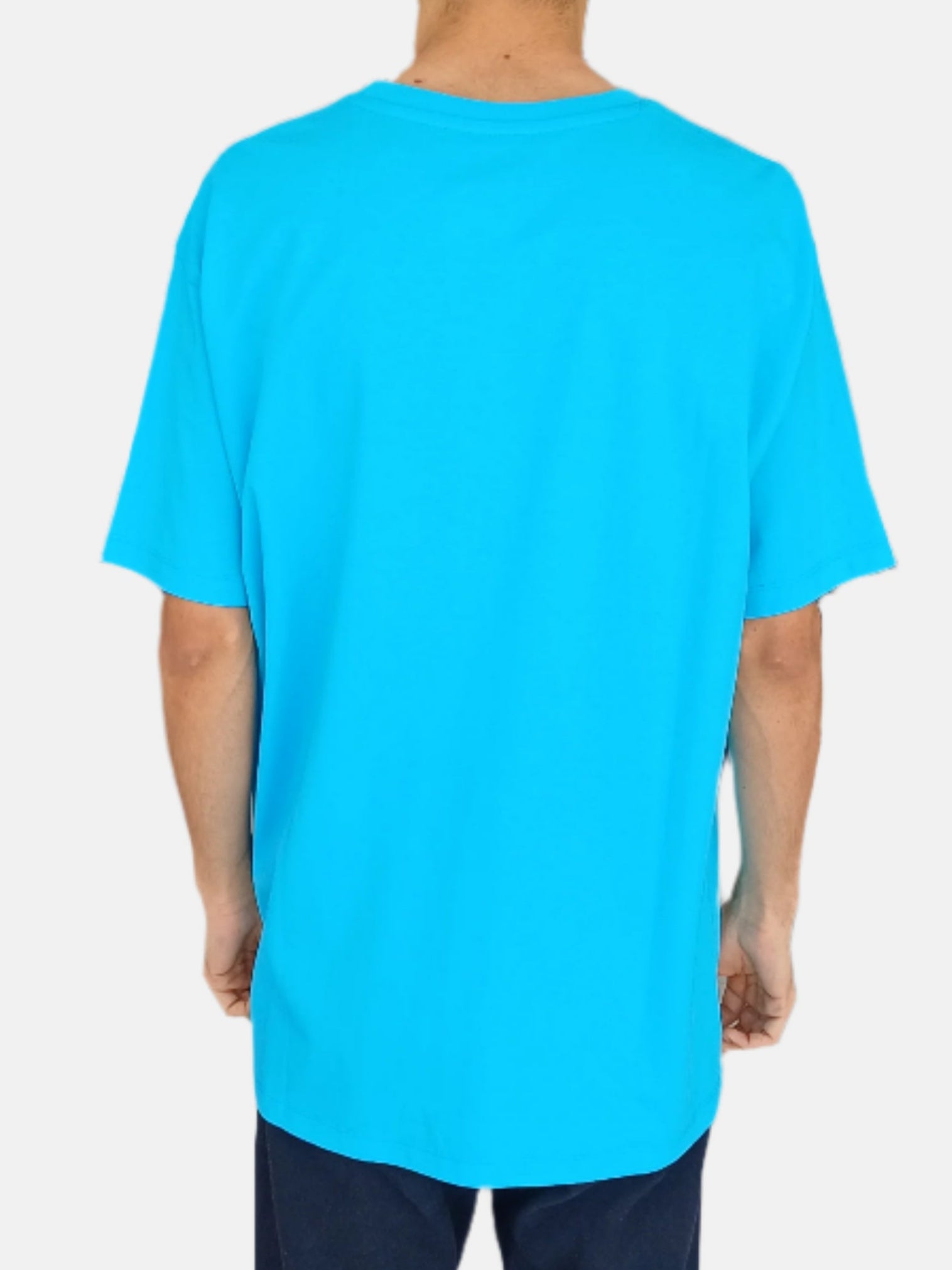 U.S. Polo Assn. Round Neck T-Shirts Aqua Blue 15