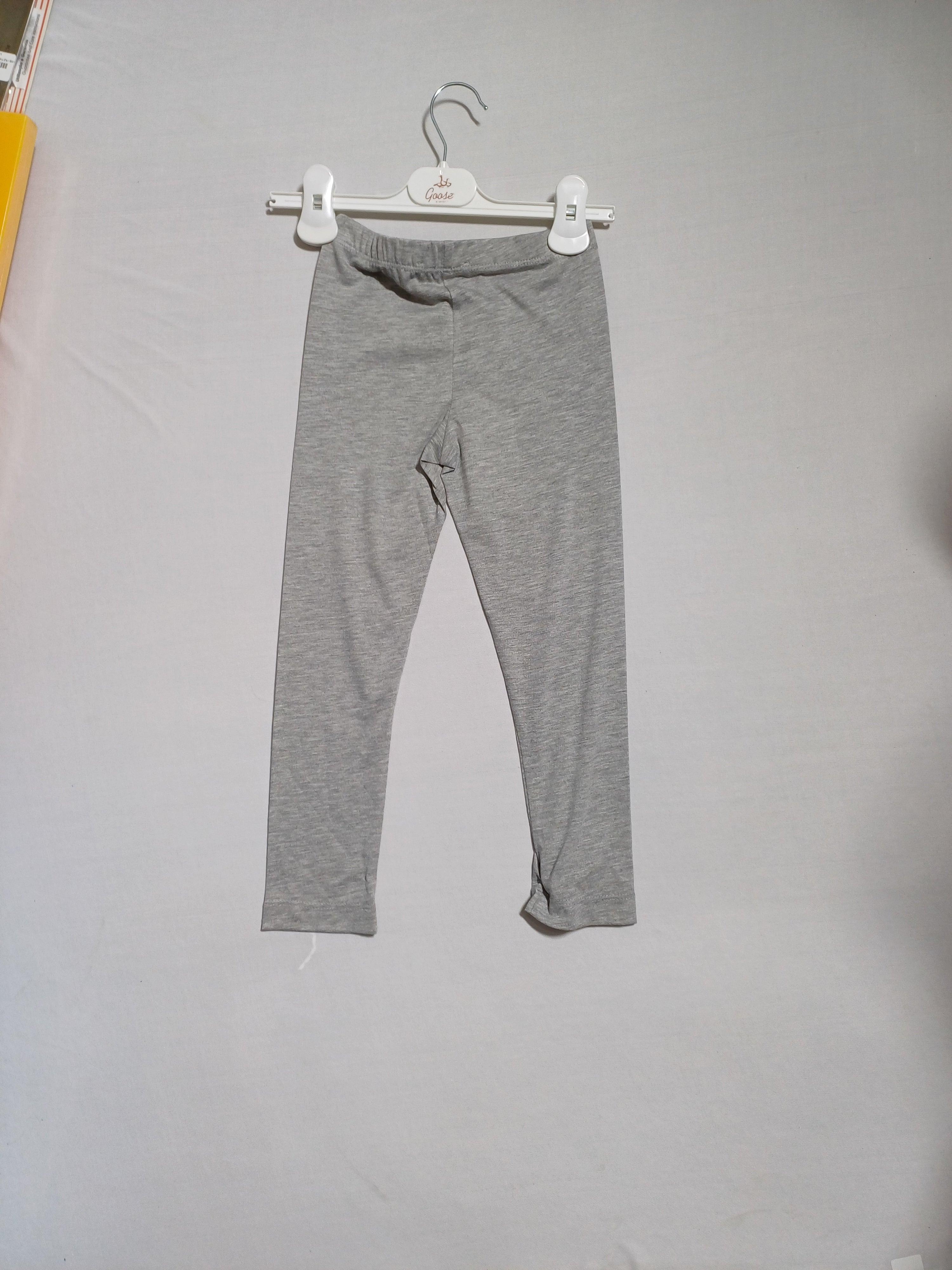 G17K40843 GREY-7-8Y GIRL LEGGING