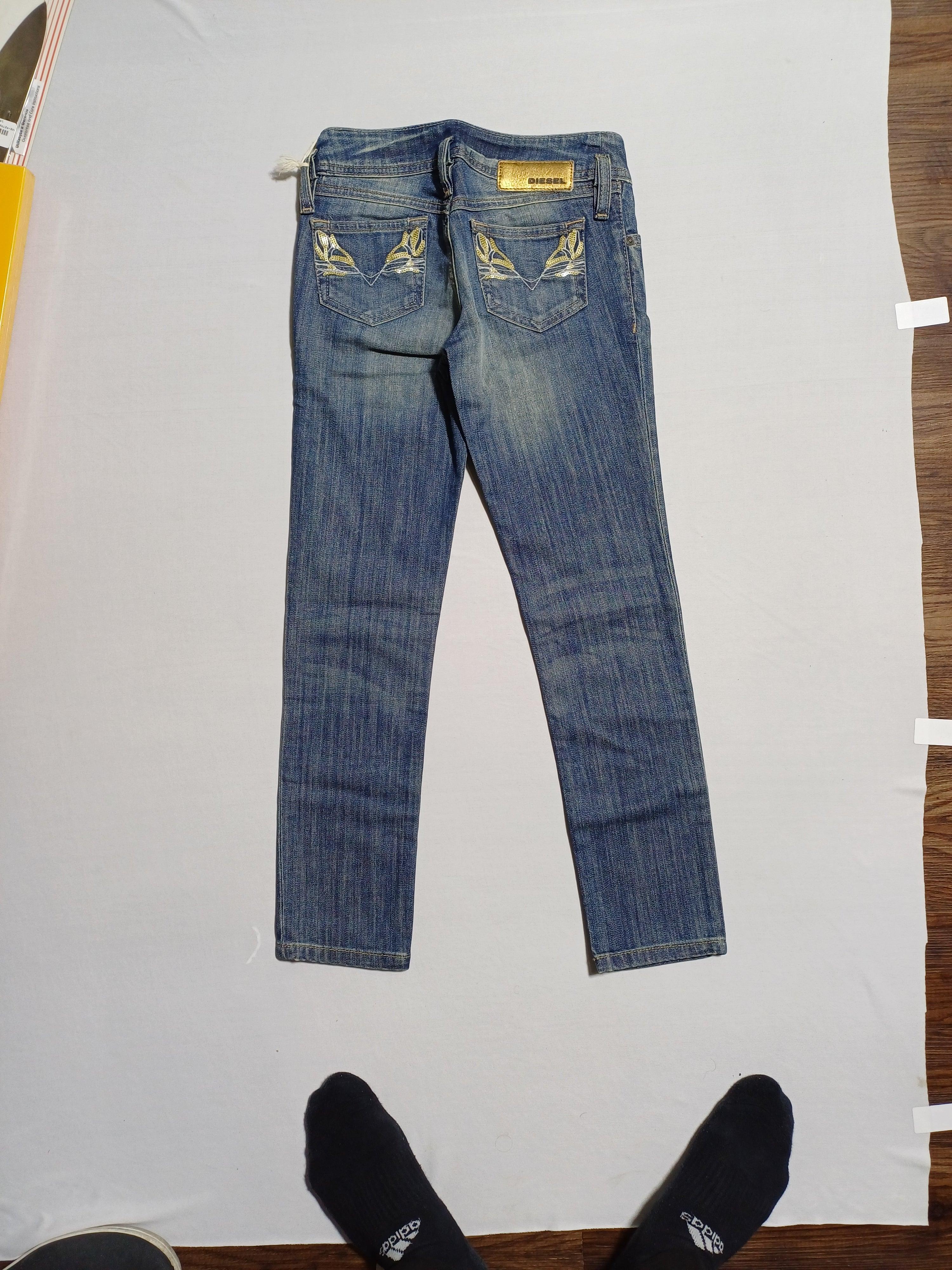 بنطلون جينز ديزل أزرق للبنات مقاس 8 سنوات KXABQ