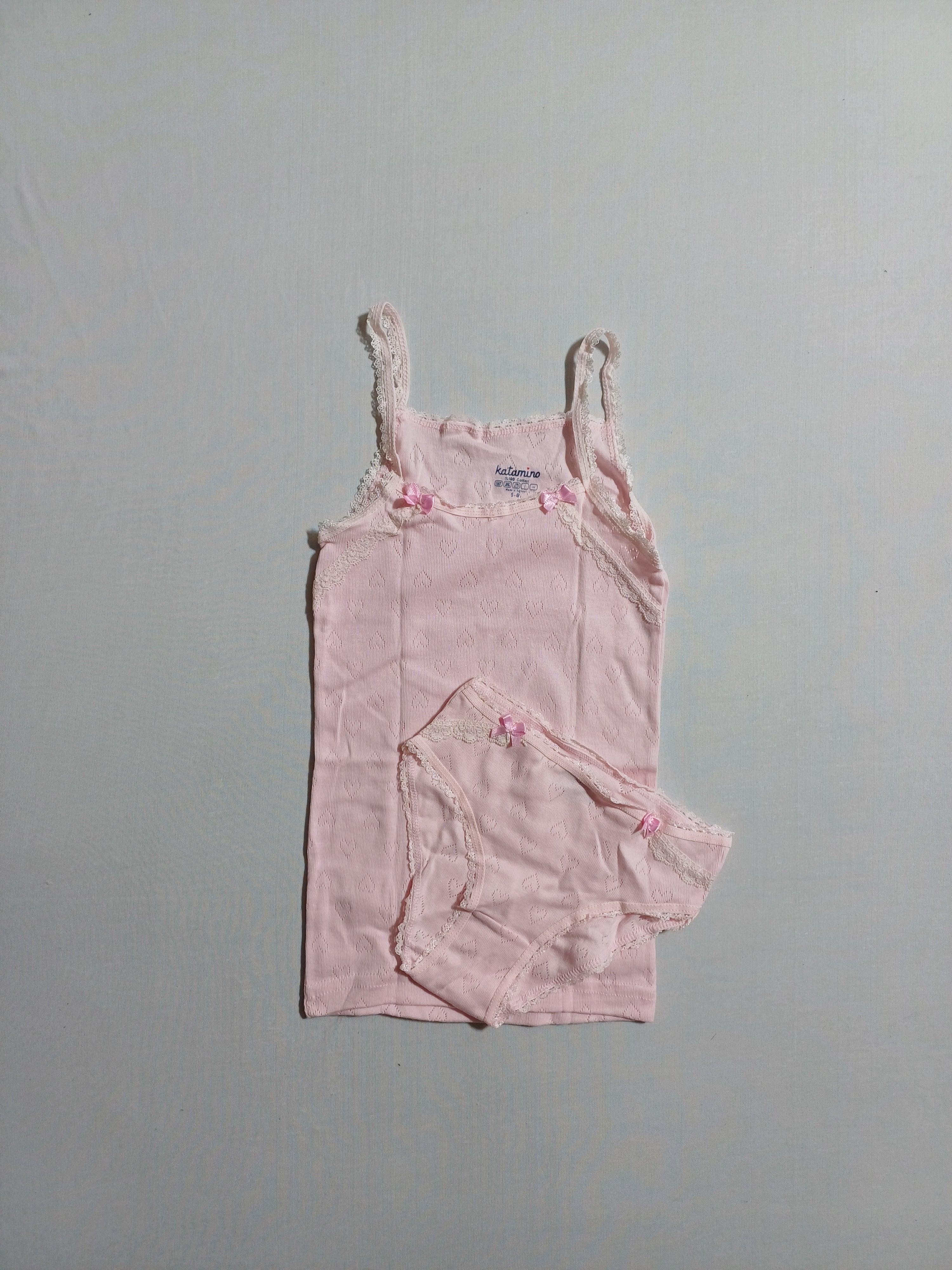 مجموعة ملابس داخلية أماندا باللون الوردي k12807