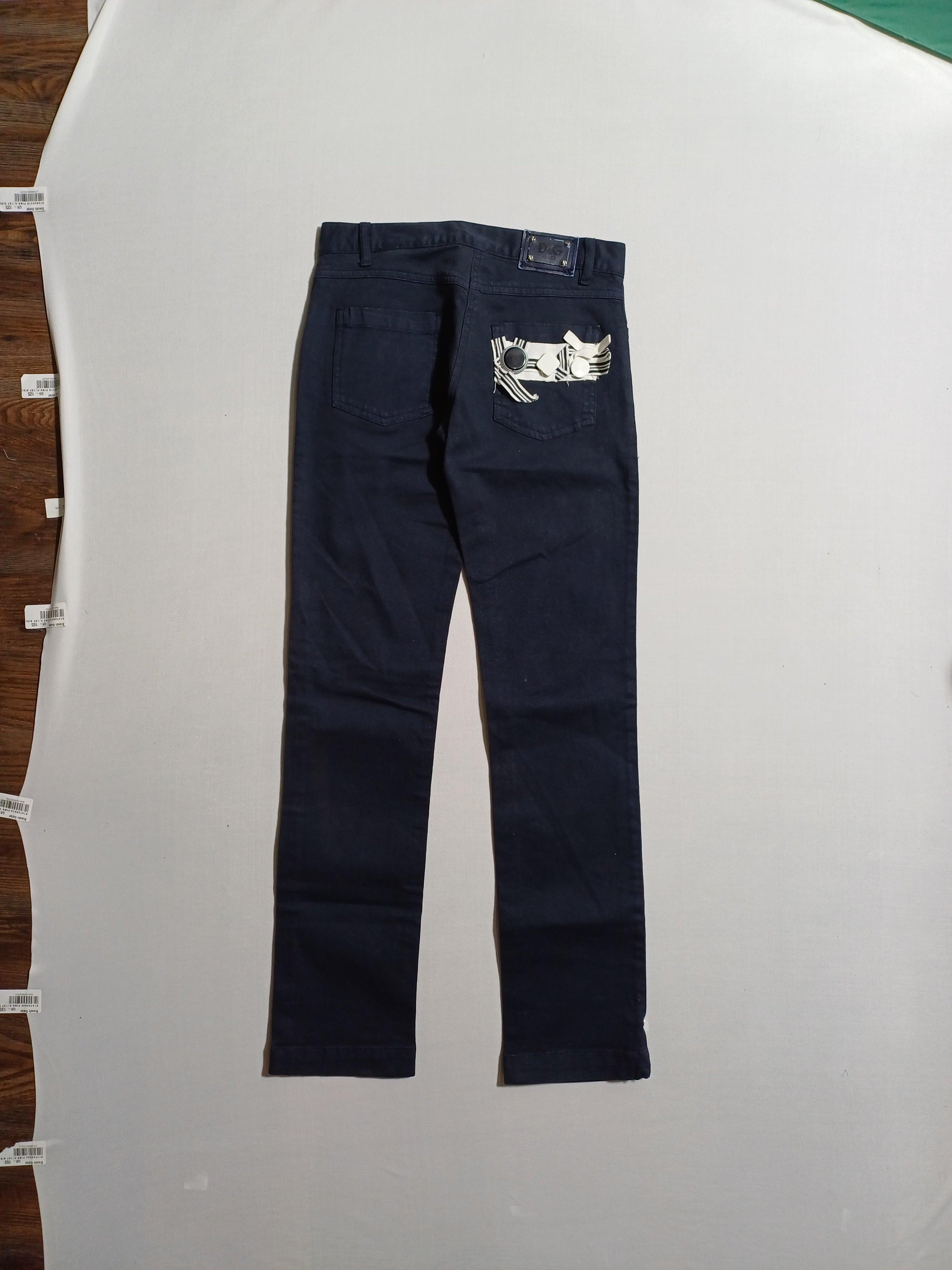 DOLCE&GABBANA NAVY-XS GIRL JEAN L84900