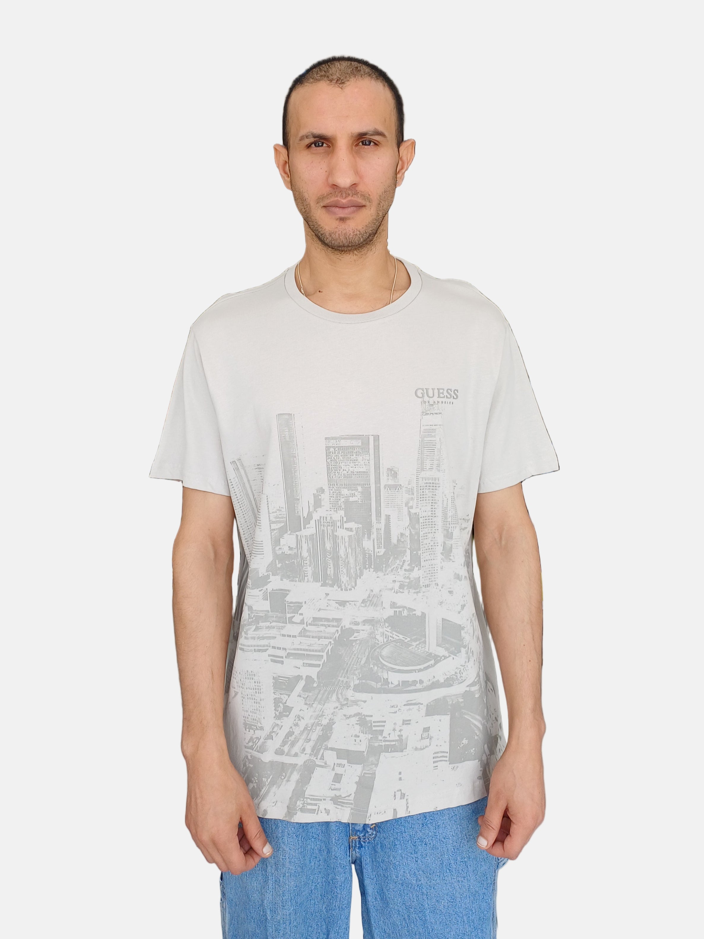 Guess Round Neck T-shirt Grey T5VI17