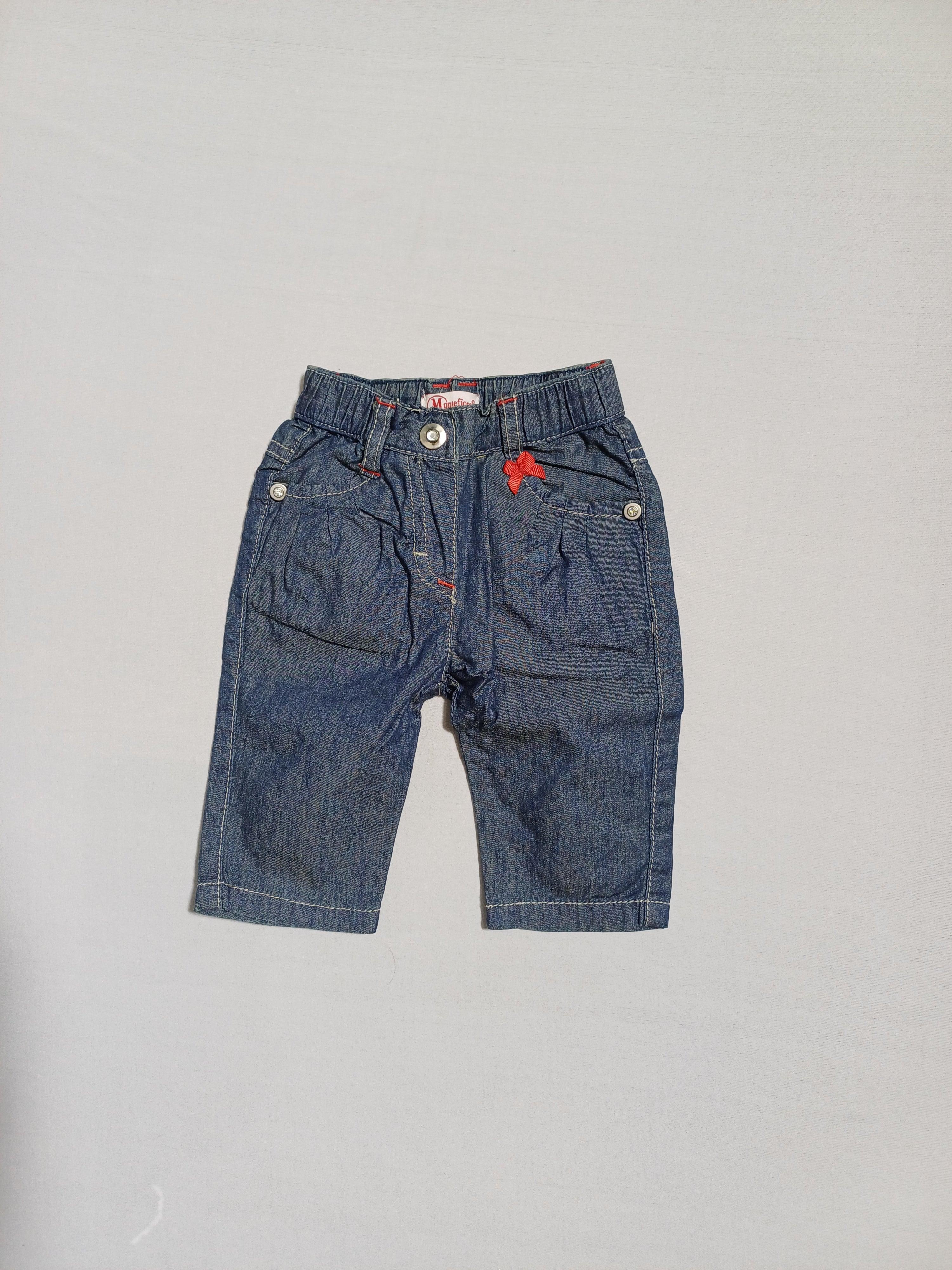 MONTEFIORE BLUE-1M BABY GIRL JEAN H54