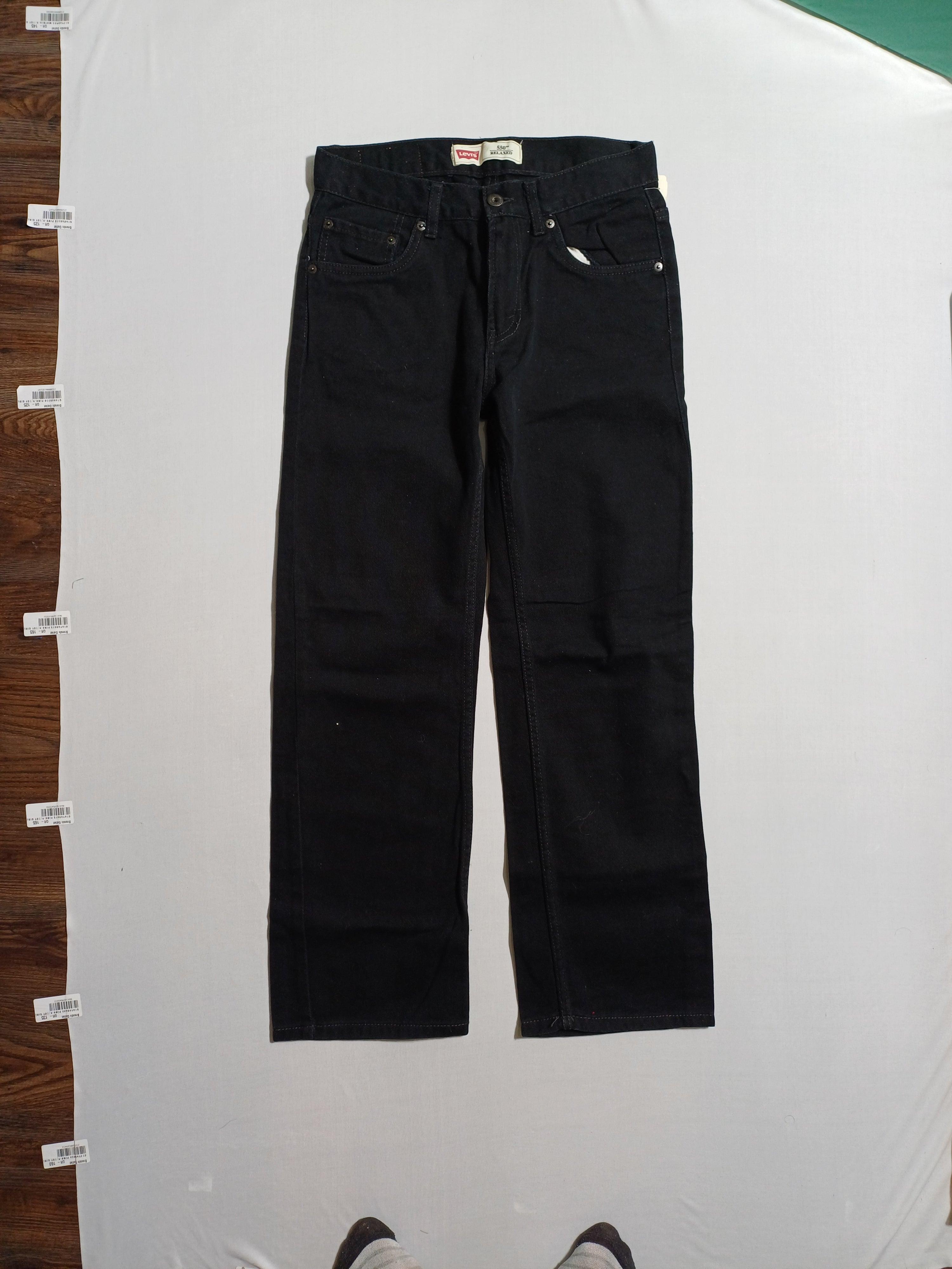 LEVI'S 16-REG  28X28 BOYS JEANS BLACK
