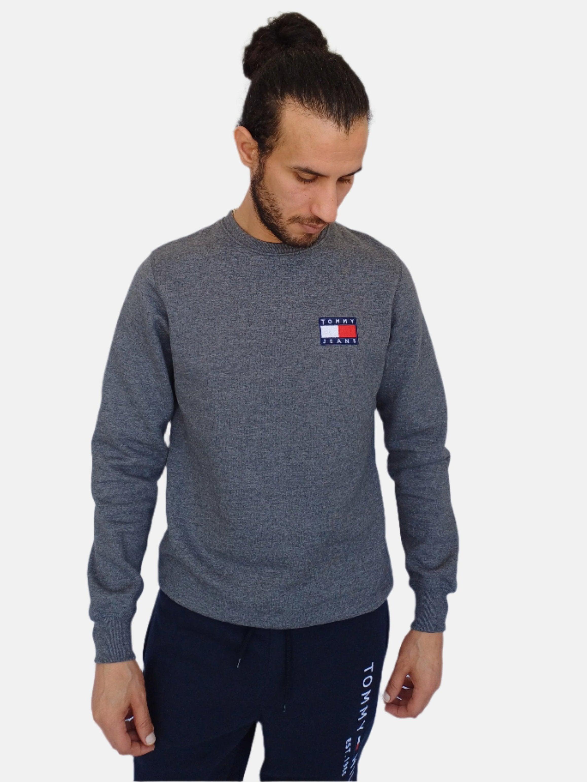 Grey Tommy Jeans Men sweater
