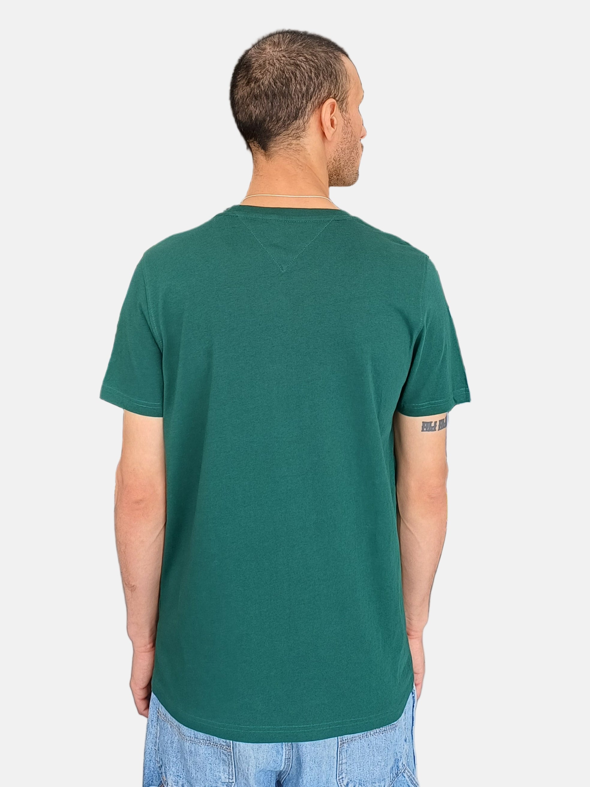 Tommy Jeans T-Shirt Round Neck Green MO05487 2