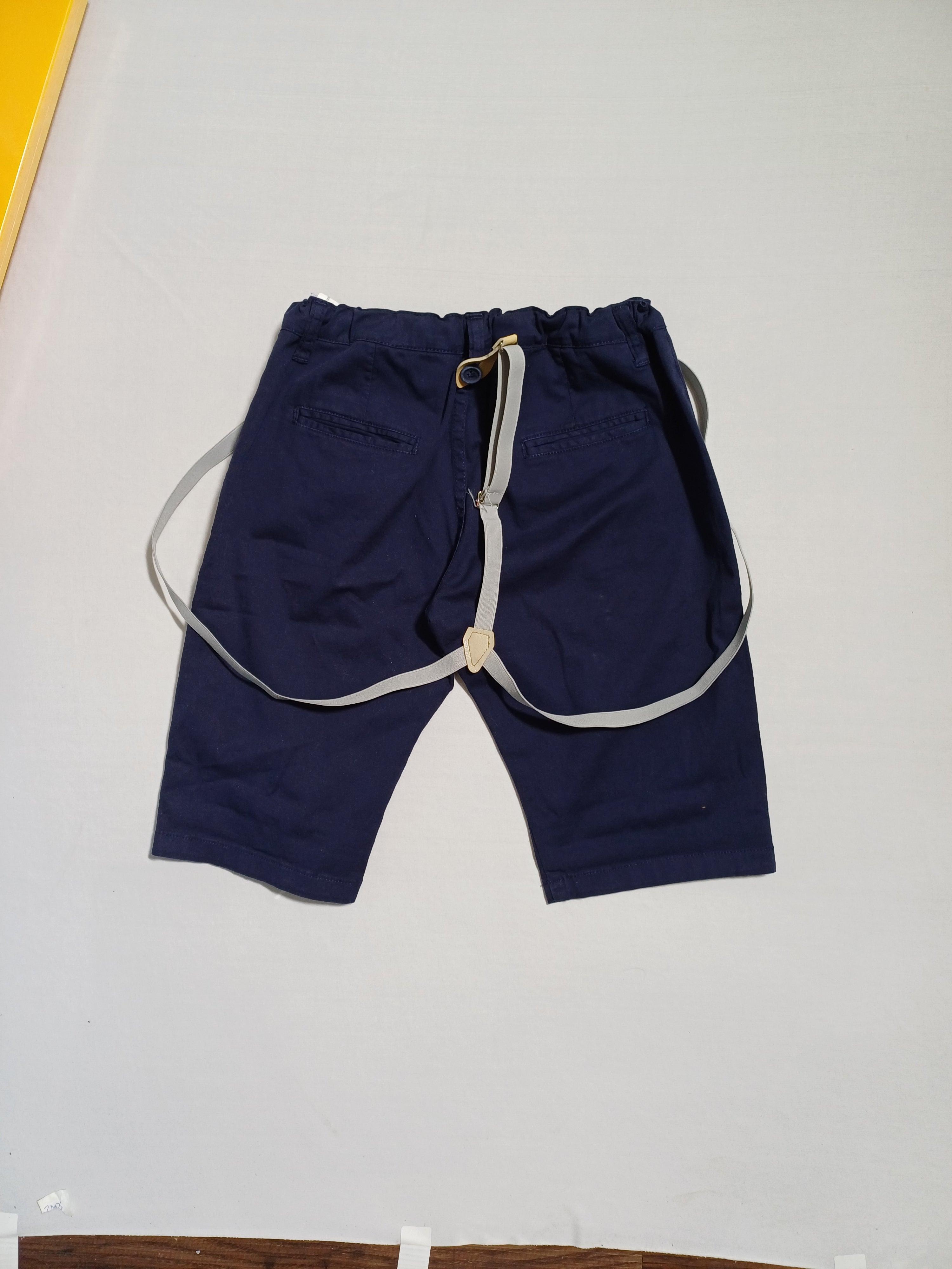 K-BOY 89 NAVY-40 BOY SHORTS (W/SUSPENDER)