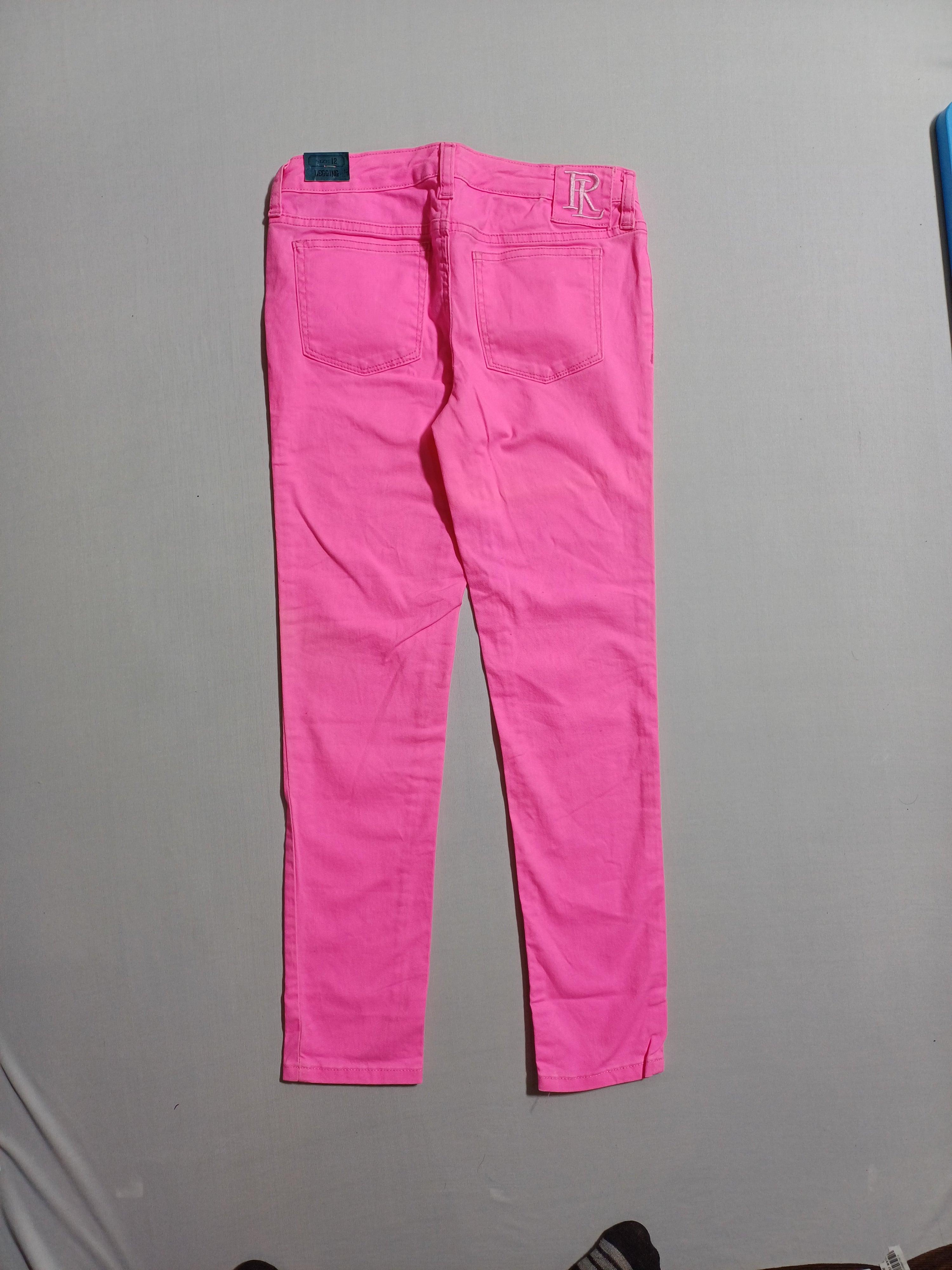 RALPH LAUREN PINK-12Y GIRL CLR JEAN 313196127