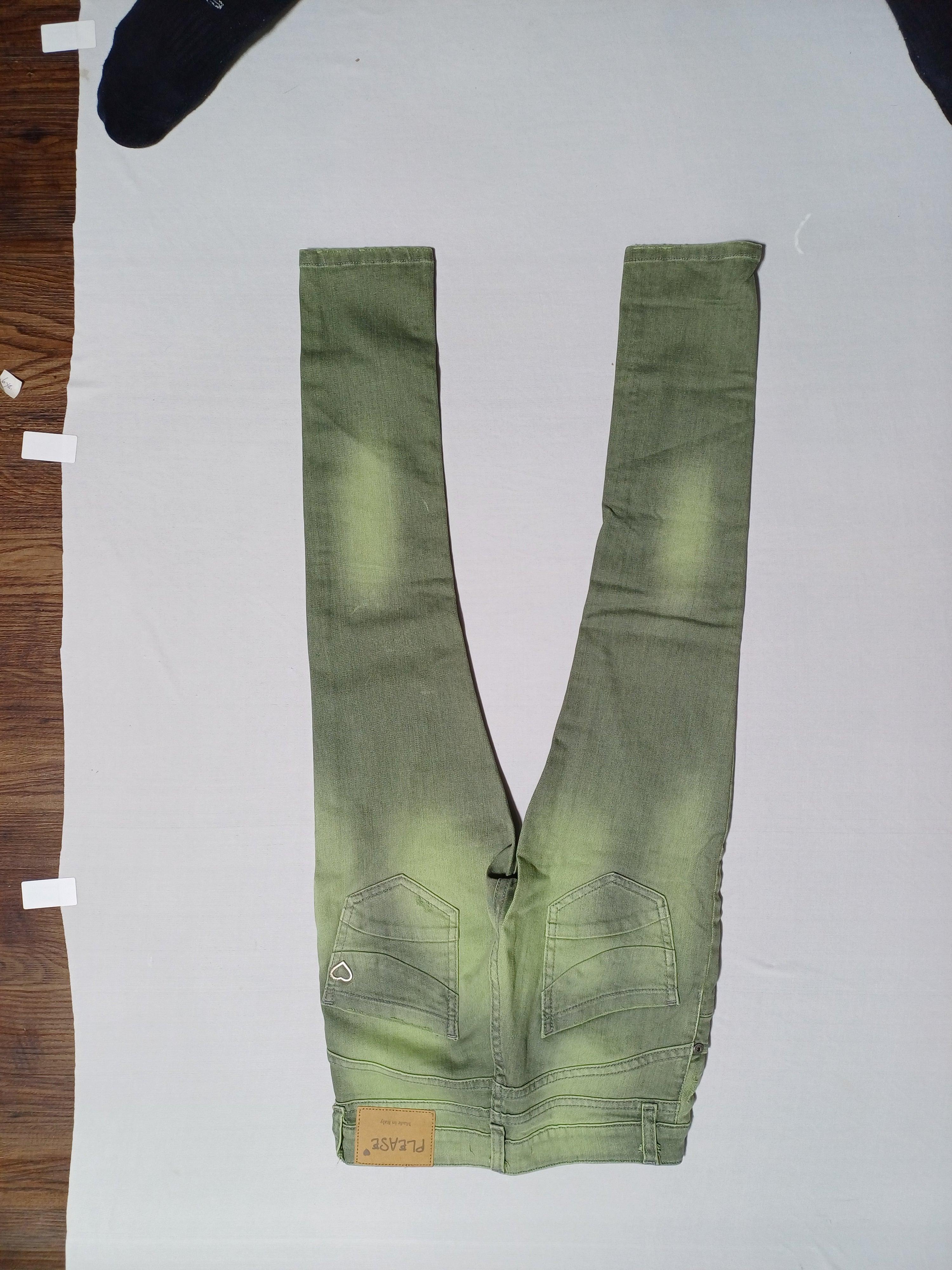 PLEASE GREEN GIRL JEANS 02061