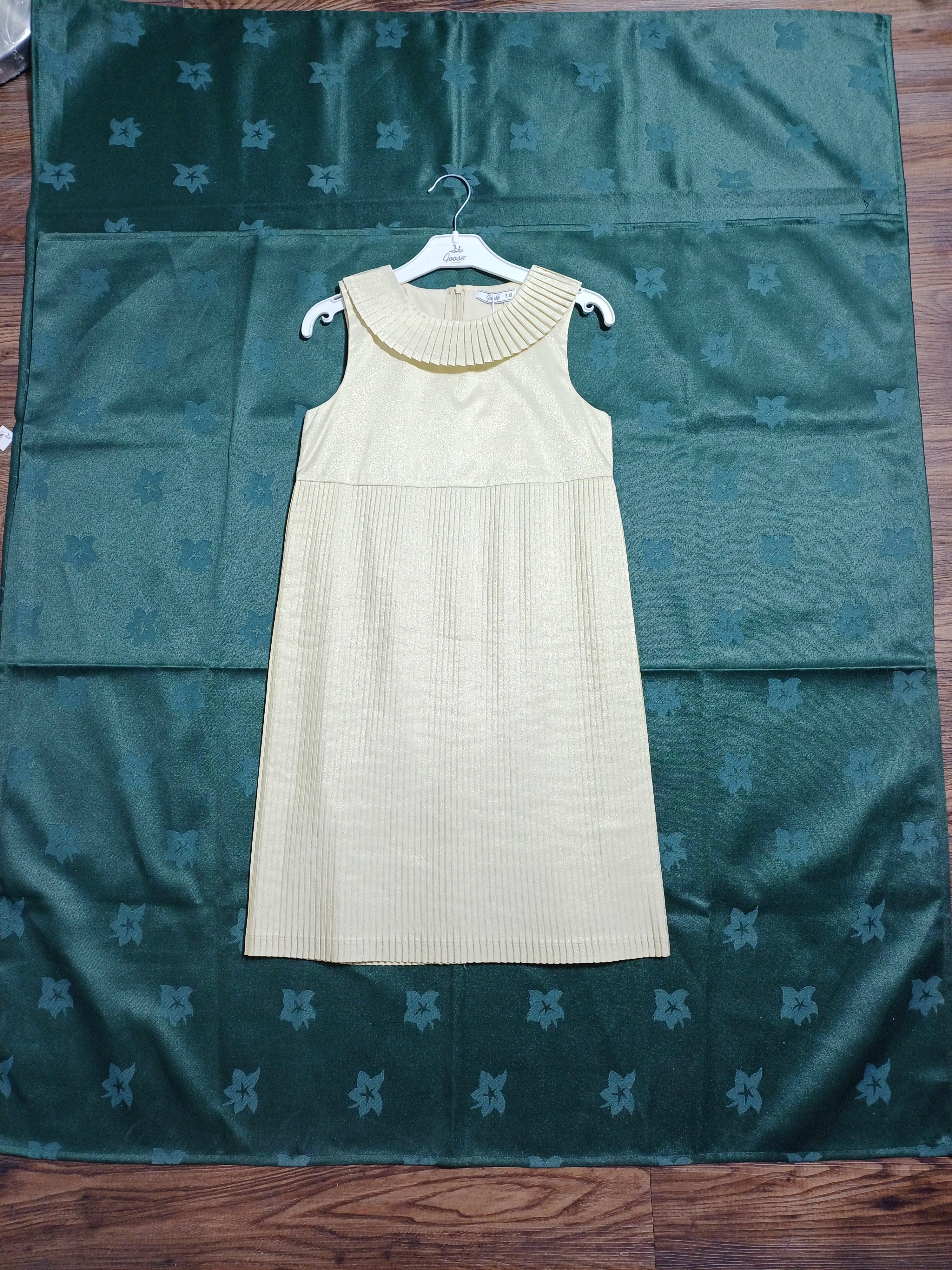 فستان G15Y60334 ذهبي للبنات 9/10 سنوات