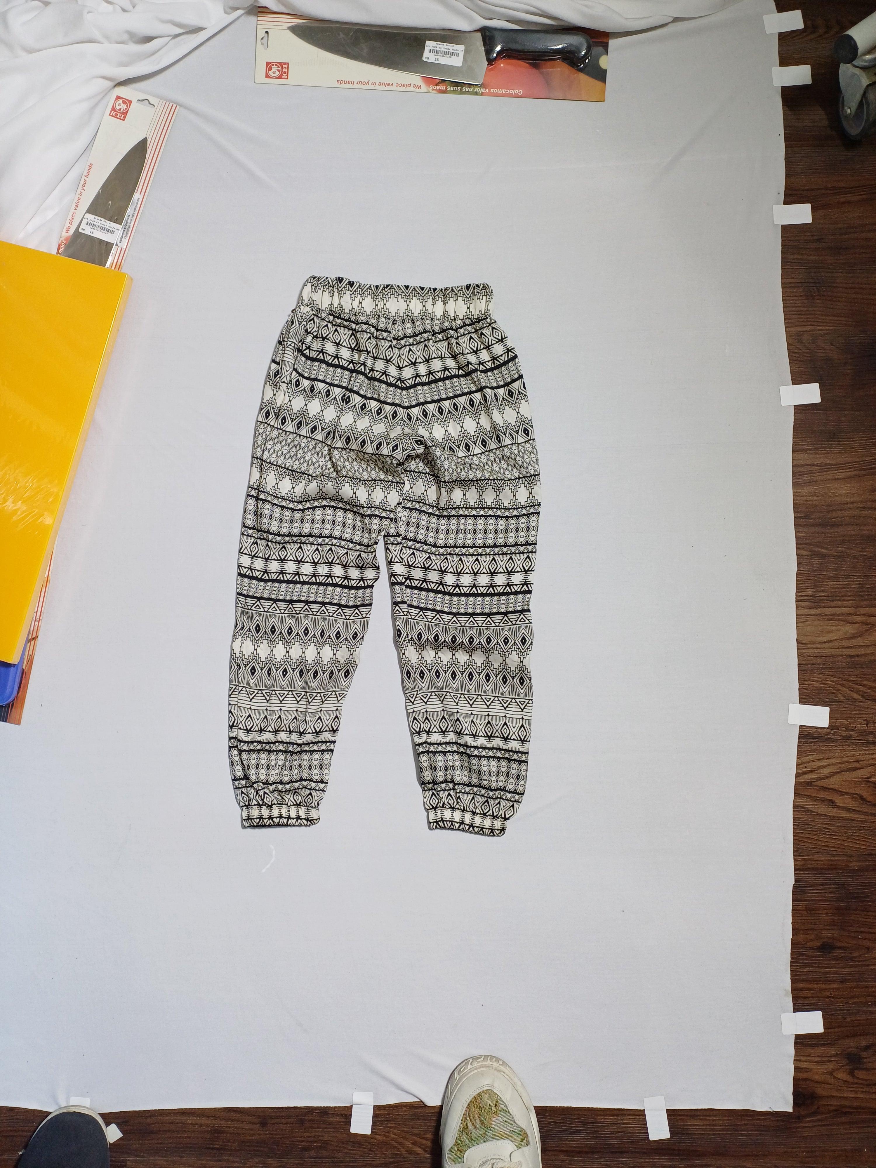 ILLUDIA BLKWHT-6A GIRLS PANT 51I2612