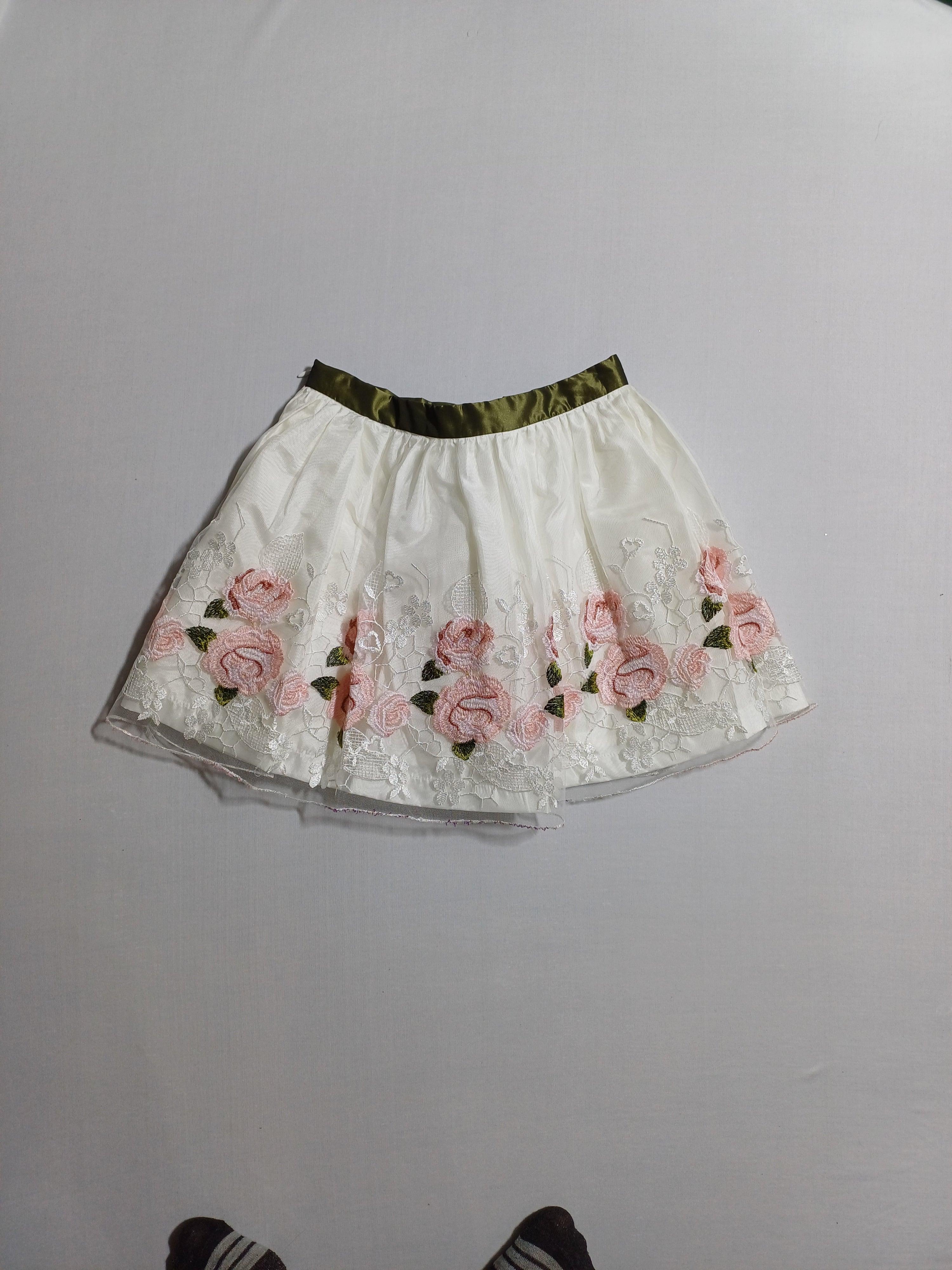 GOOSE WHITE-7-8Y G16Y30608 Girl SKIRT