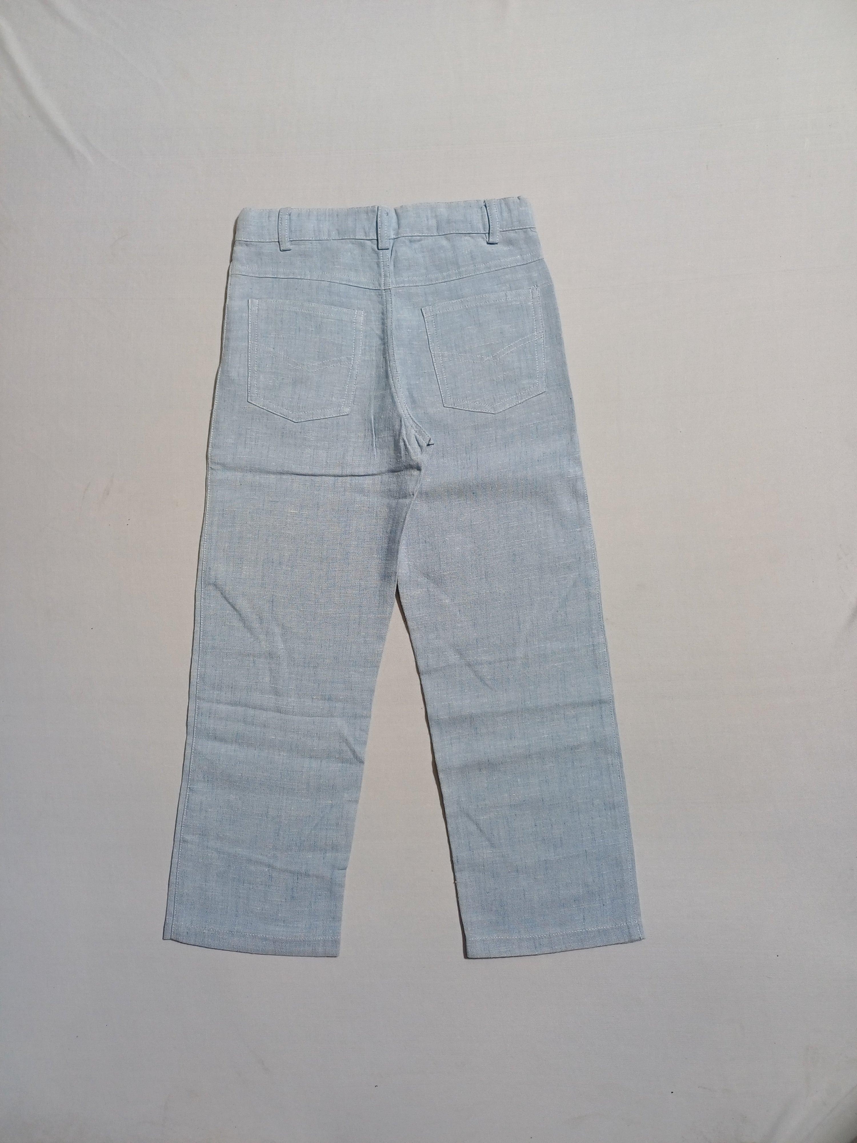 J.QD.ELSY BLUE-28 KIDS TROUSER