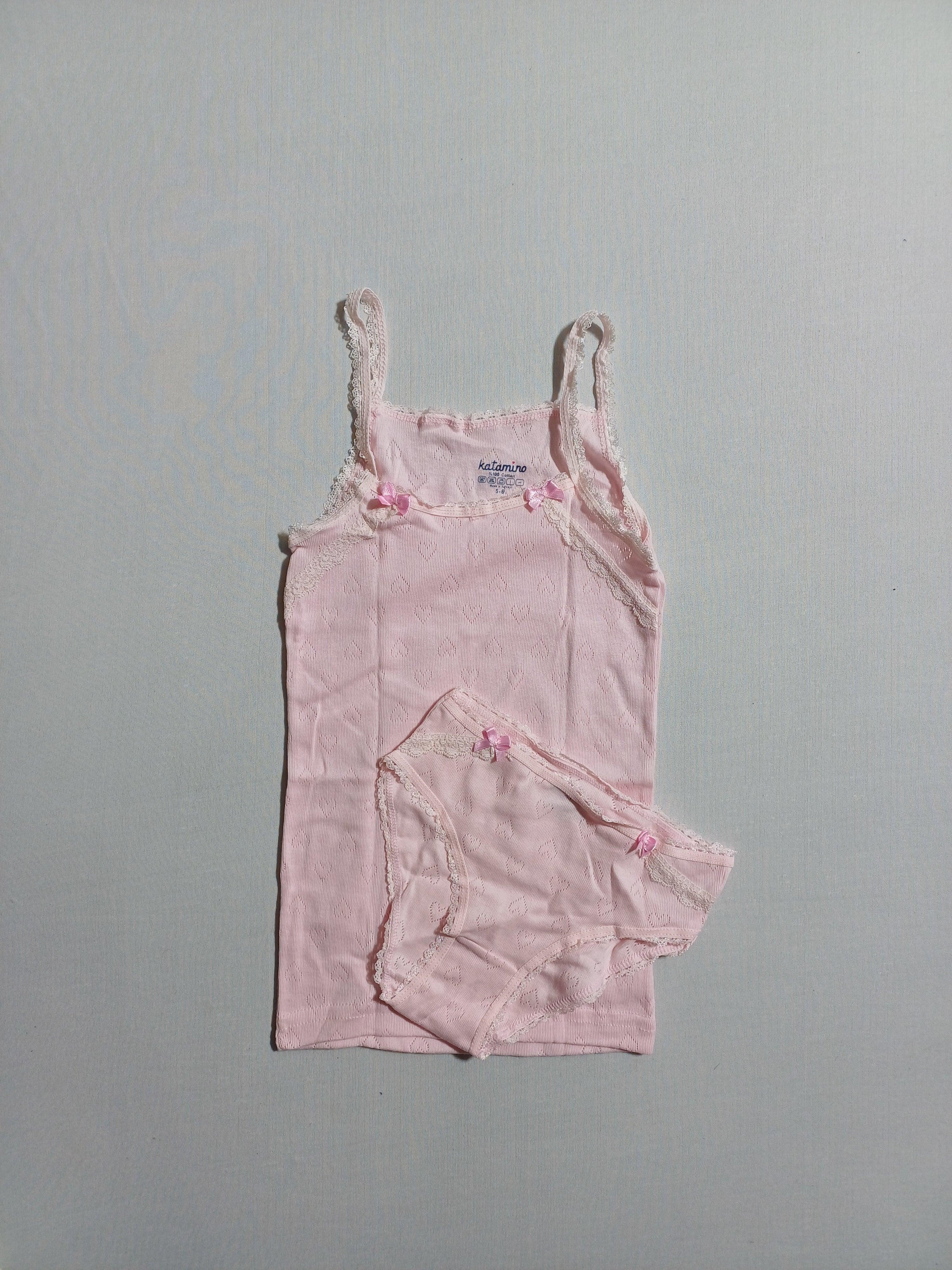 مجموعة ملابس داخلية أماندا باللون الوردي k12807