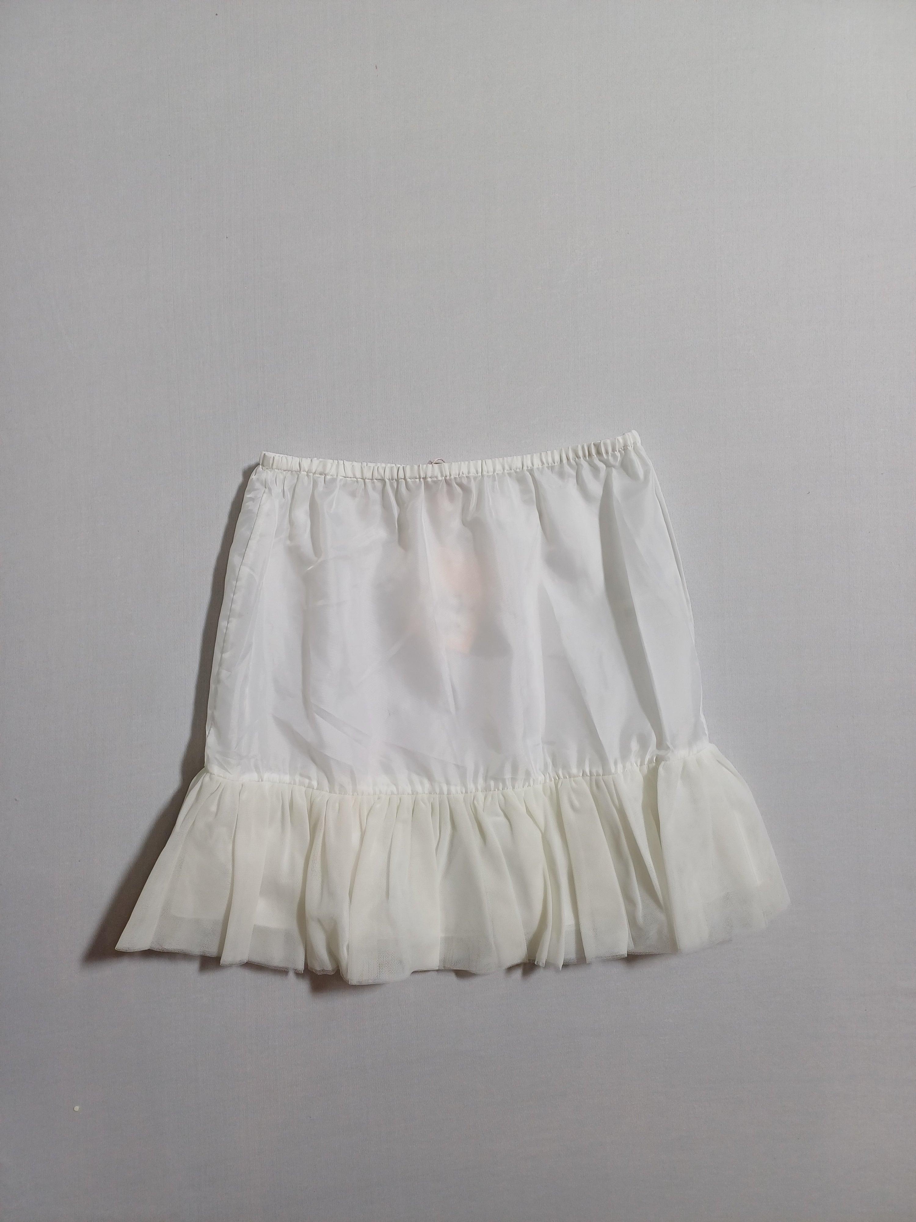 MISS BLUMARINE WHITE-12Y GIRL SKIRTS 32JGN64