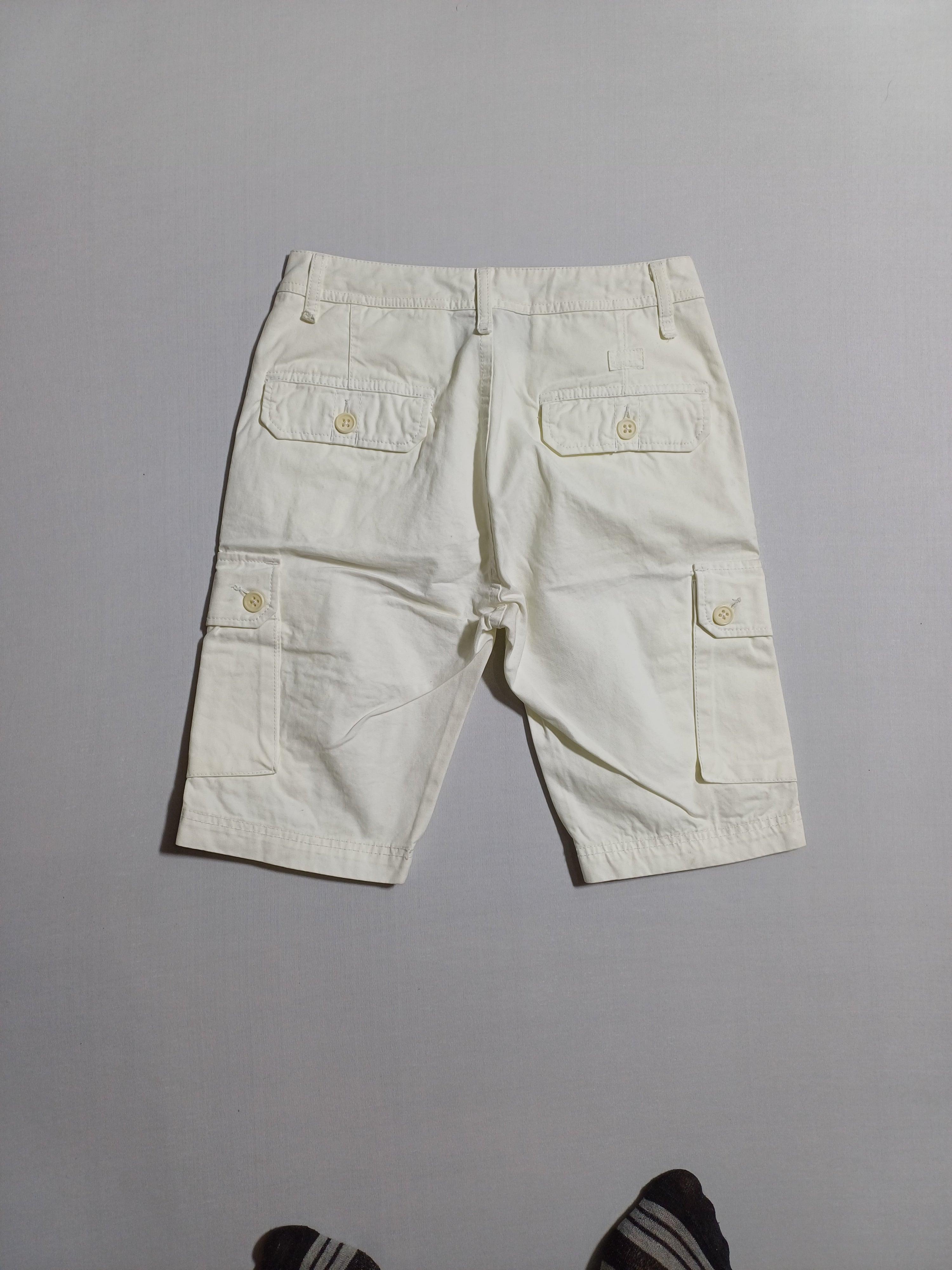 شورت للأولاد من ديزل باللون الأبيض مقاس 11 سنة 00J0QM