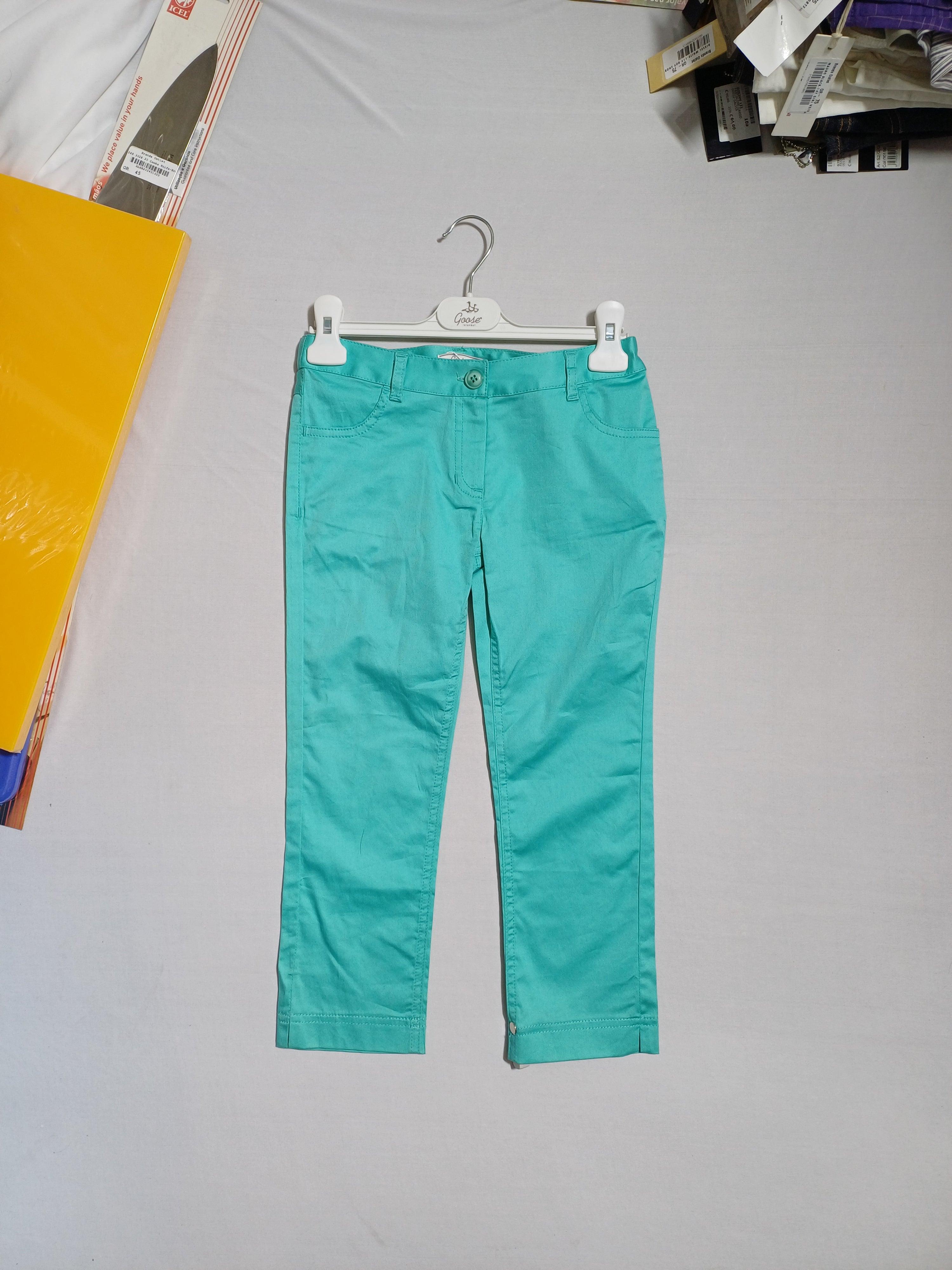 G15Y40307 YESIL-9-10Y GIRL PANT