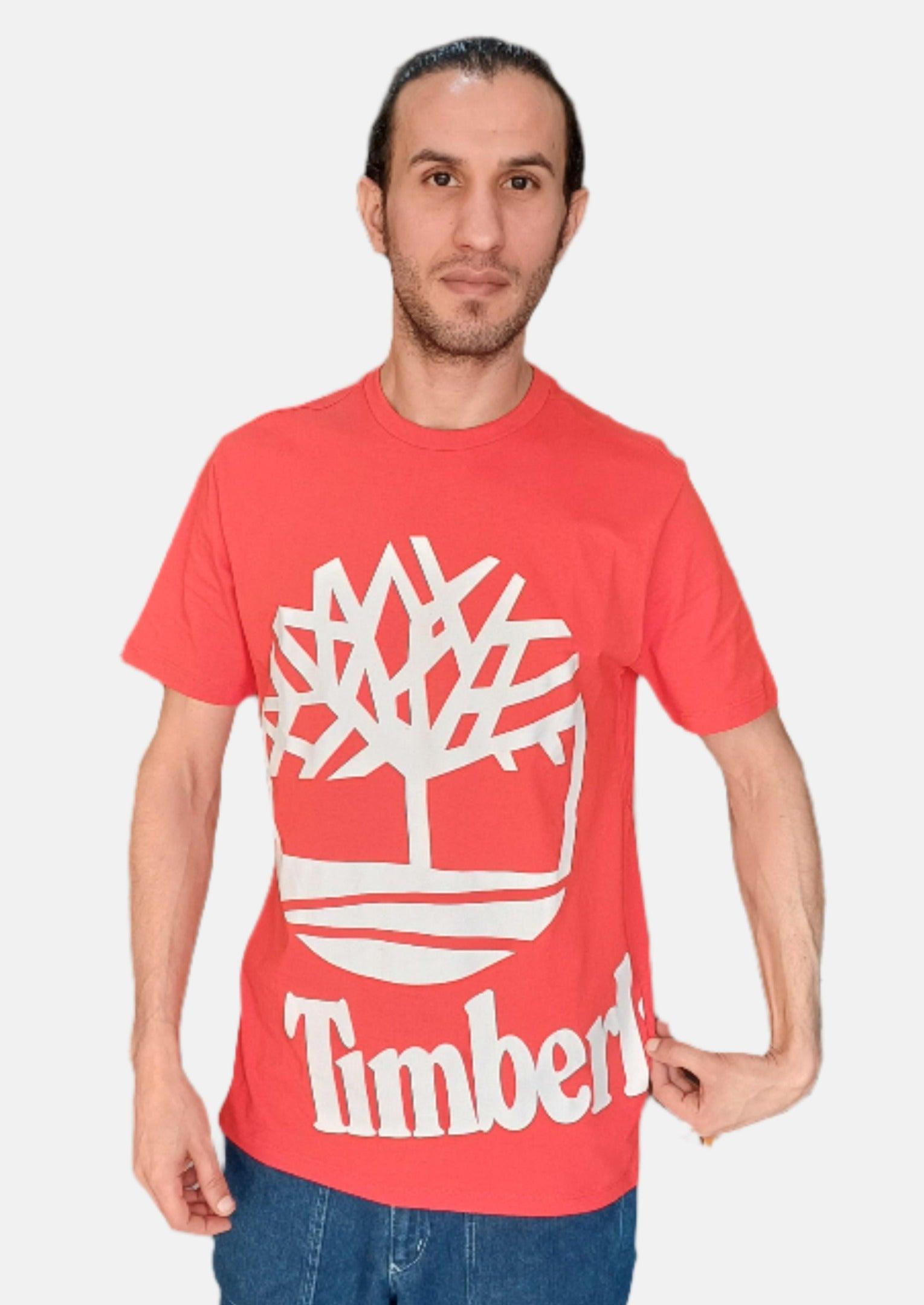 تي شيرت TIMBERLAND RED TREE RN مقاس SS
