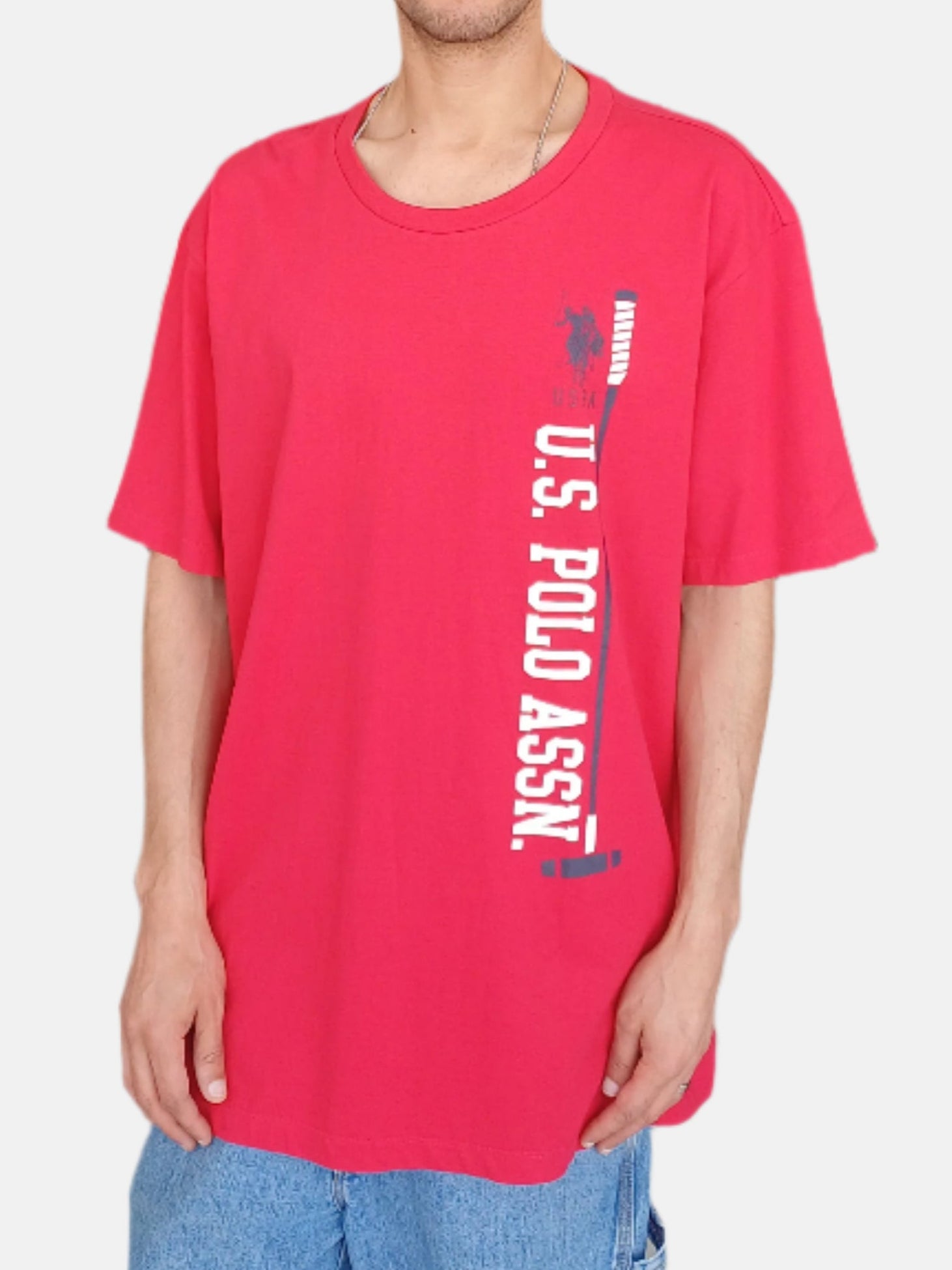 U.S. Polo Assn. Round Neck T-Shirts Red 43