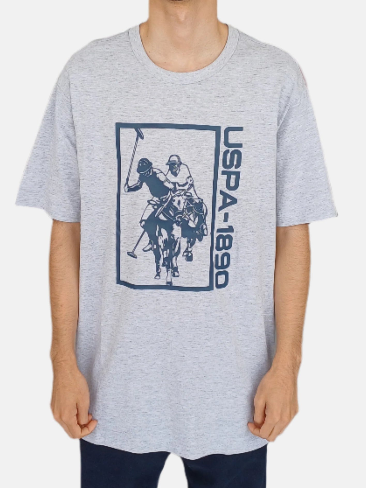 U.S. Polo Assn. Round Neck T-Shirts Grey 56