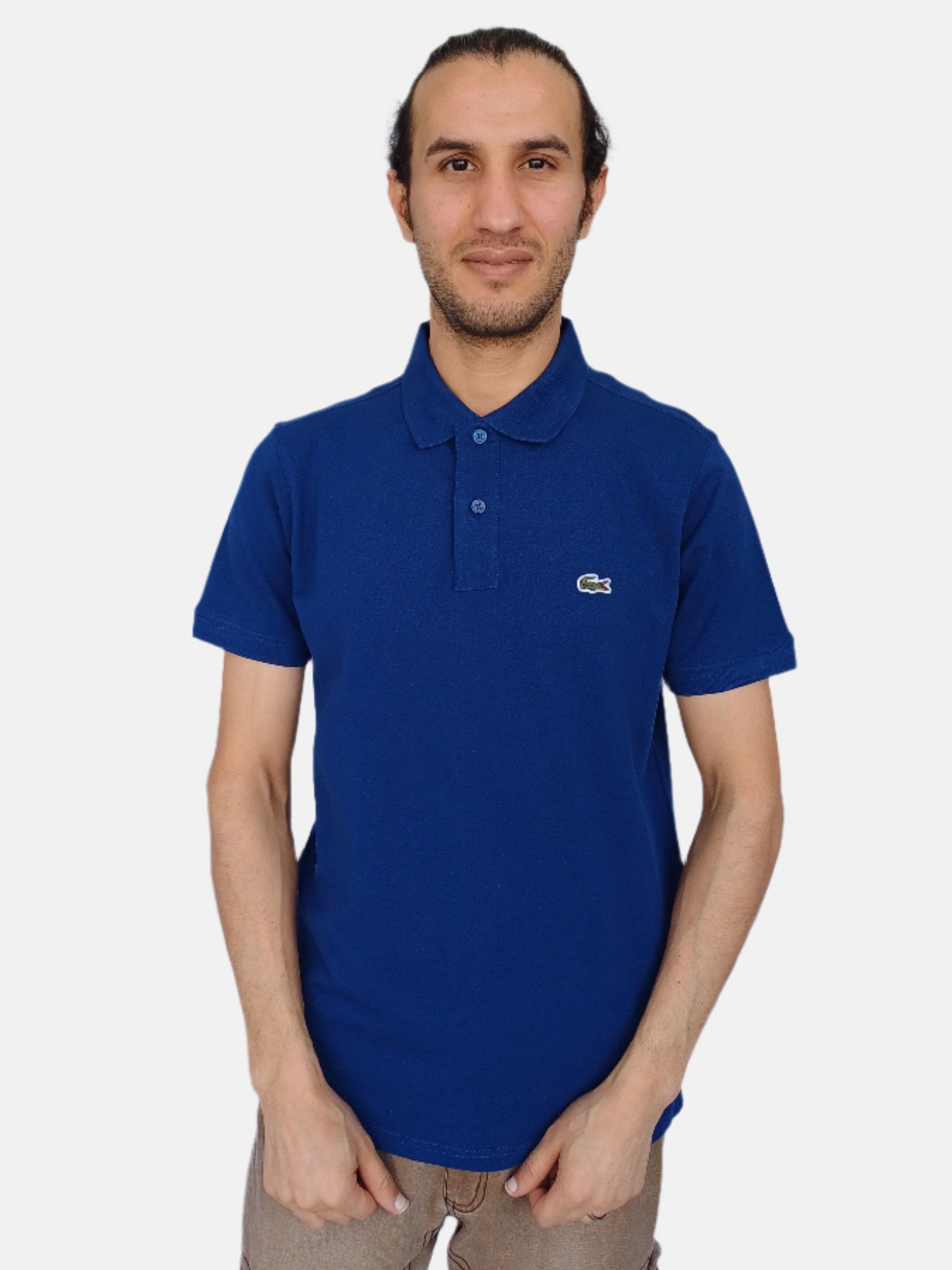 Lacoste Men Polo T-shirt Slim Fit Blue