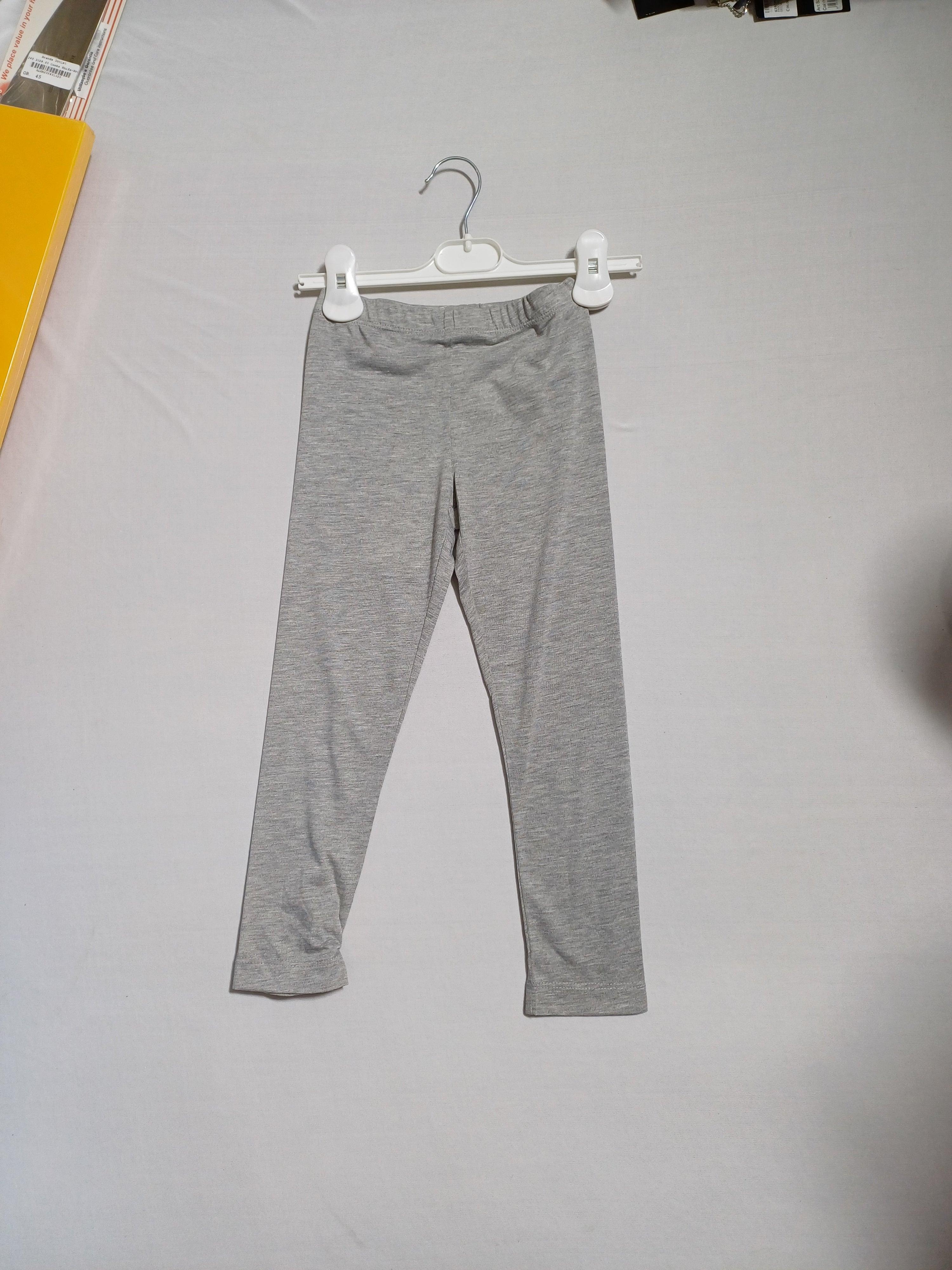 G17K40843 GREY-7-8Y GIRL LEGGING