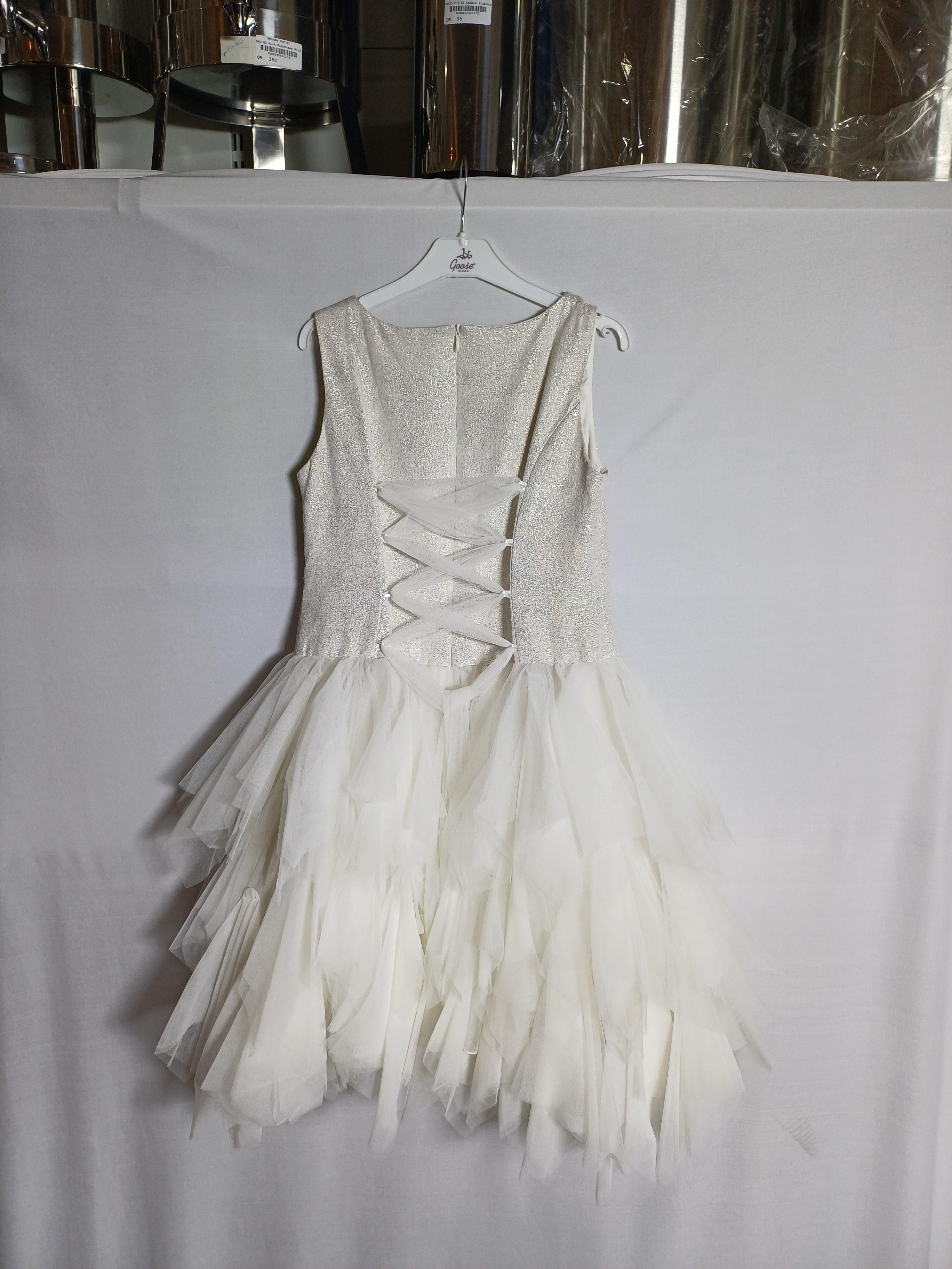 فستان روزانا تشي الأبيض للبنات رقم 11A R75530-542