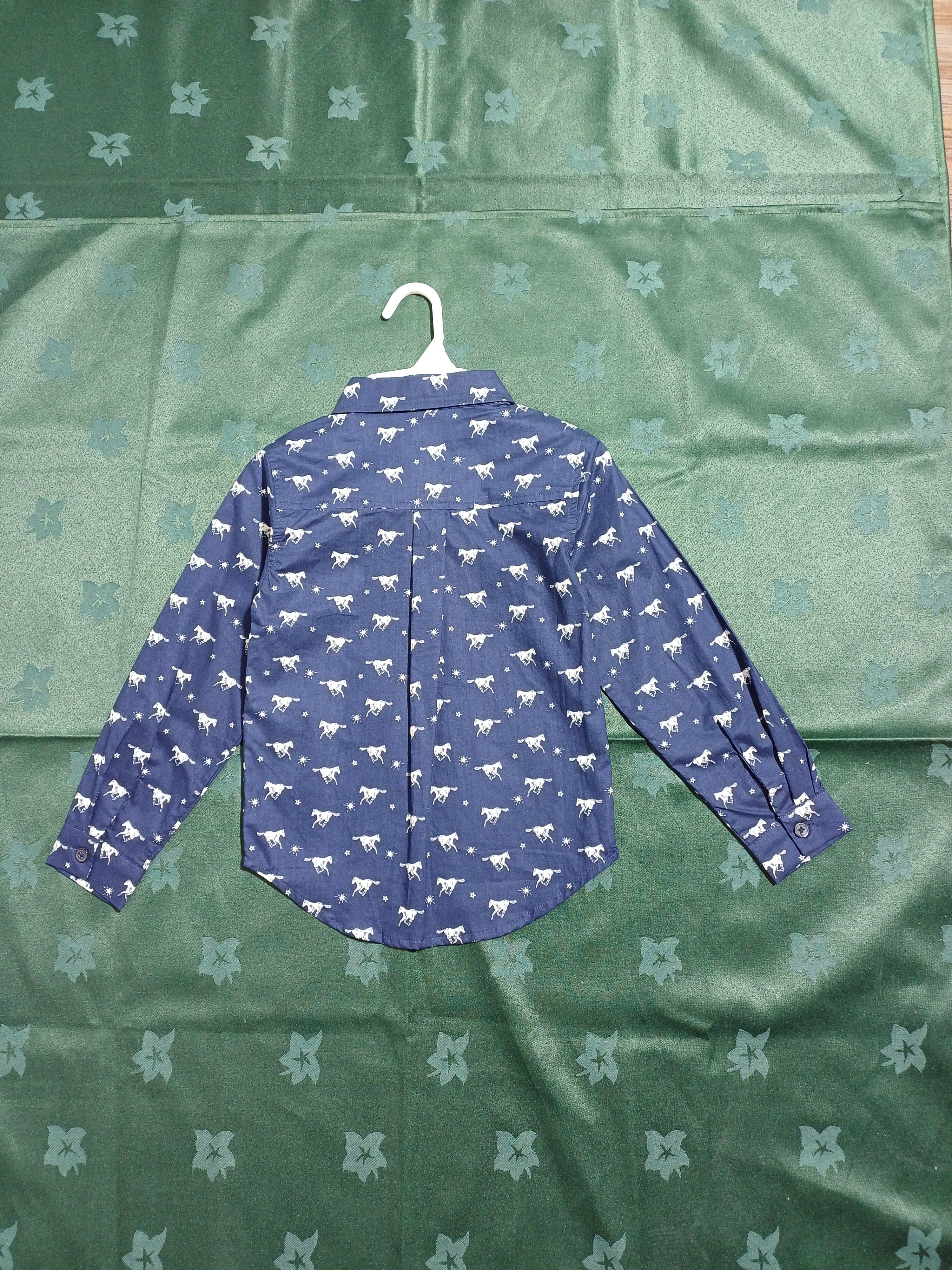 RACHEL RILEY NAVY-6Y RR0141 BOY SHIRT