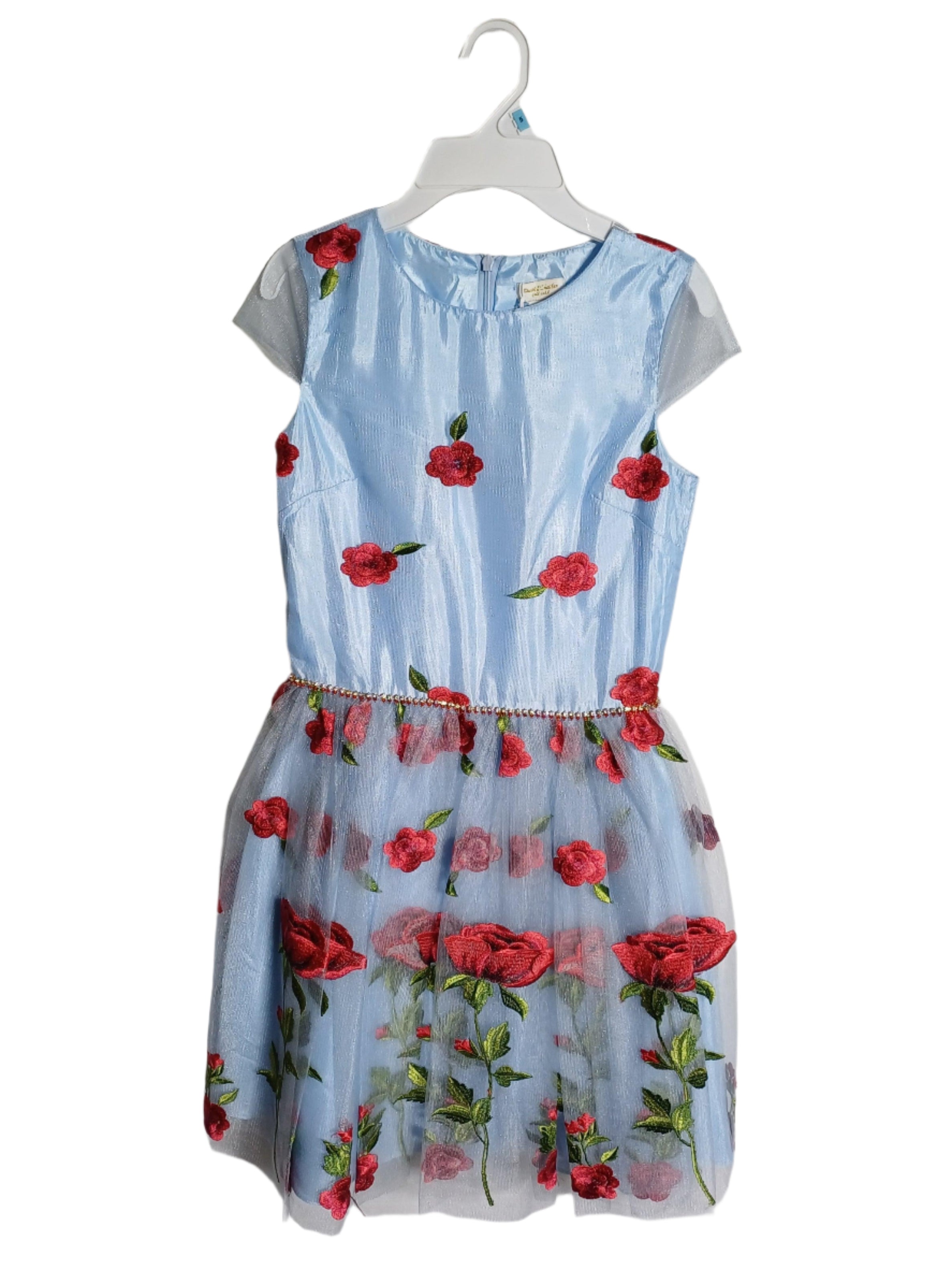 David Charles Girls Short Sleeve Dress Blue DC0035 6147 Brands Outlet David Charles Girls Short Sleeve Dress Blue DC0035 6147 Brands Outlet