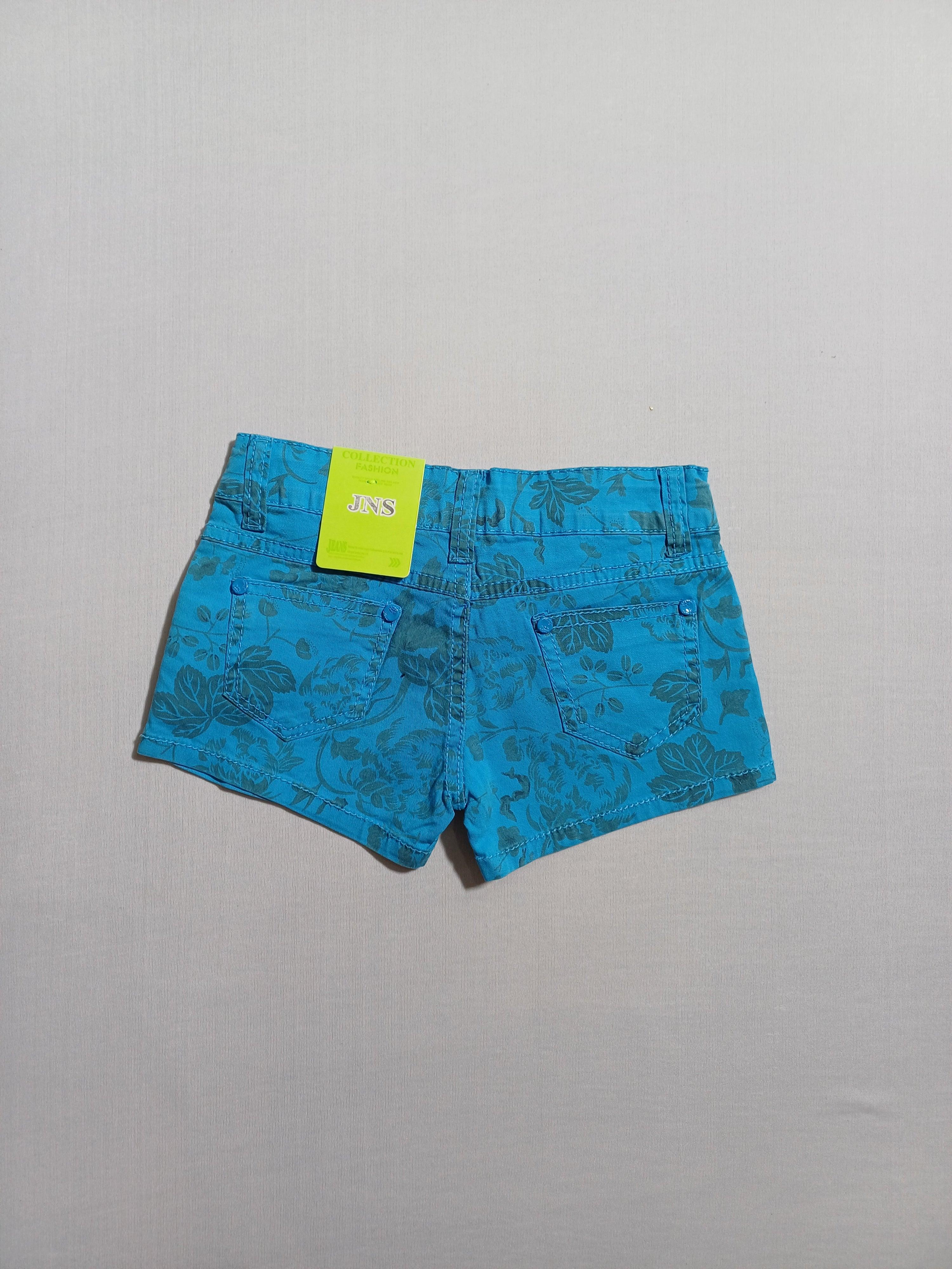 J.N.S BLUE-6Y GIRL SHORTS LX5181