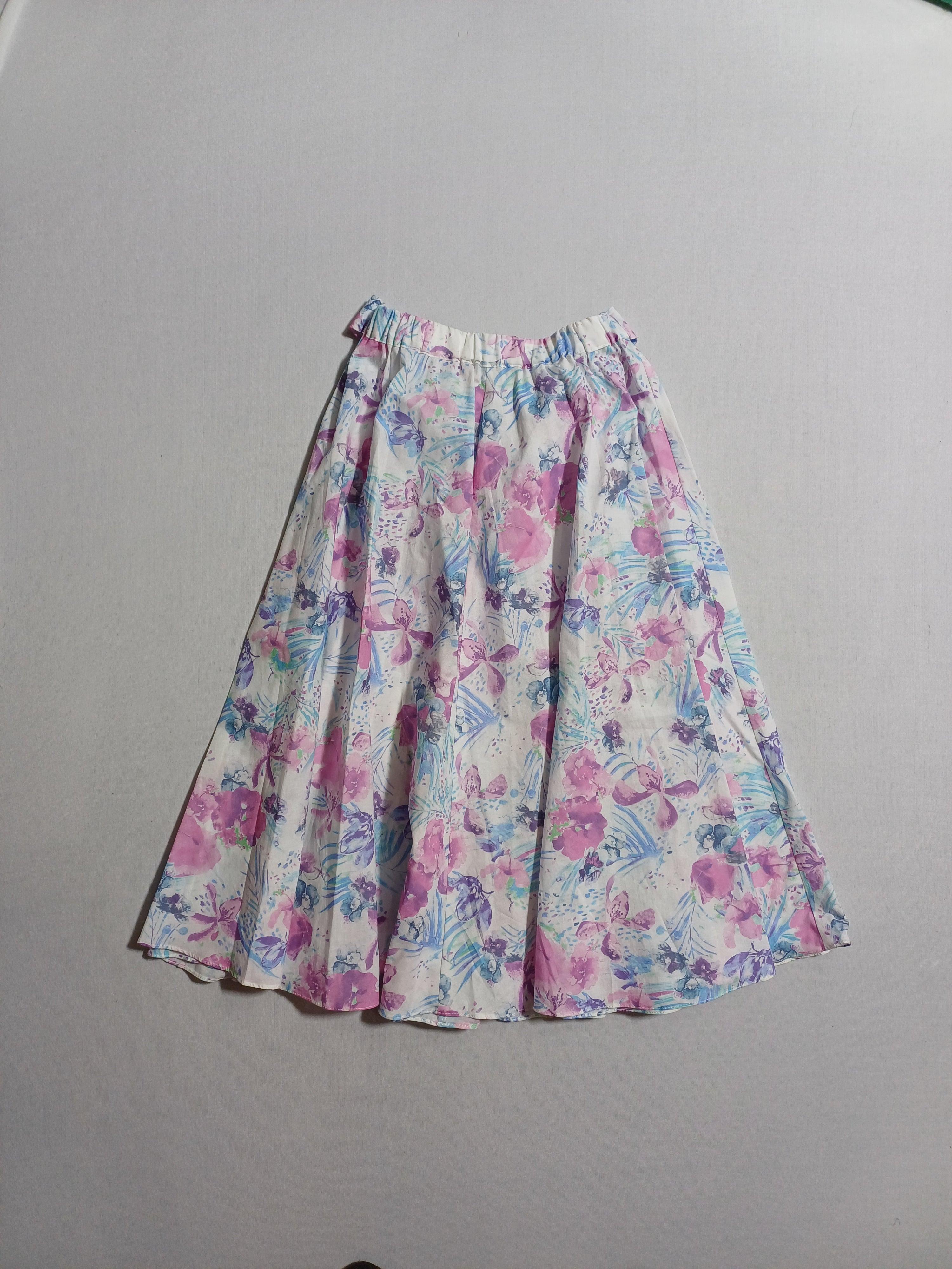 LTM VIOLET FLORAL 0028 GIRL SKIRT