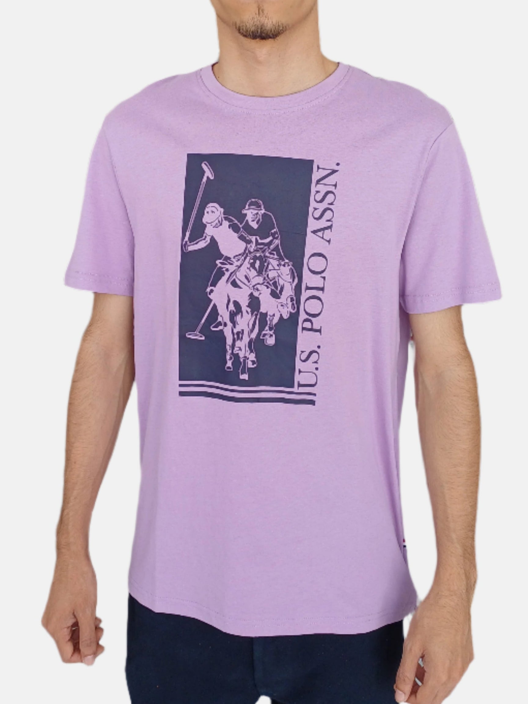 U.S. Polo Assn. Round Neck T-Shirts Purple 36