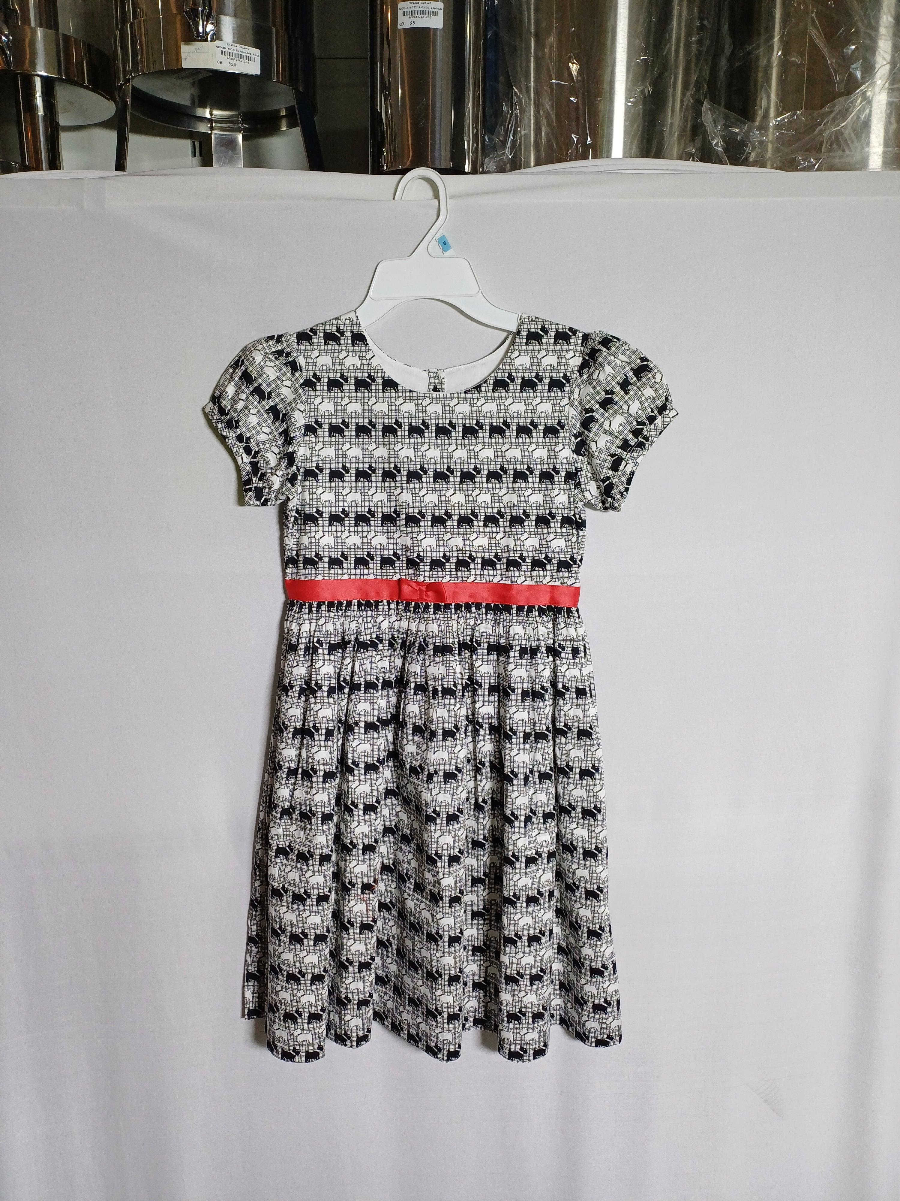 RACHEL RILEY BLACK-10Y GIRL DRESS RR0078