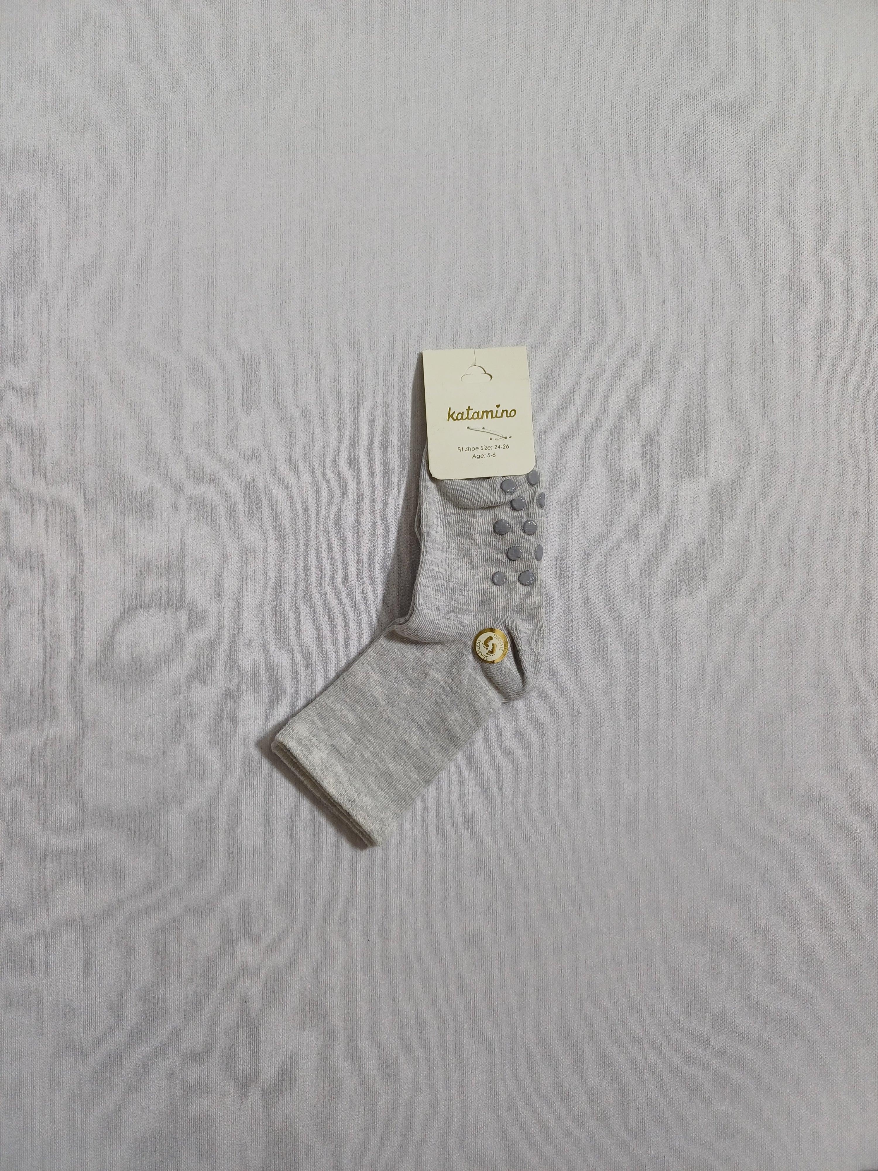 جوارب صبيانية من مجموعة ABS'li باللون الرمادي k20039