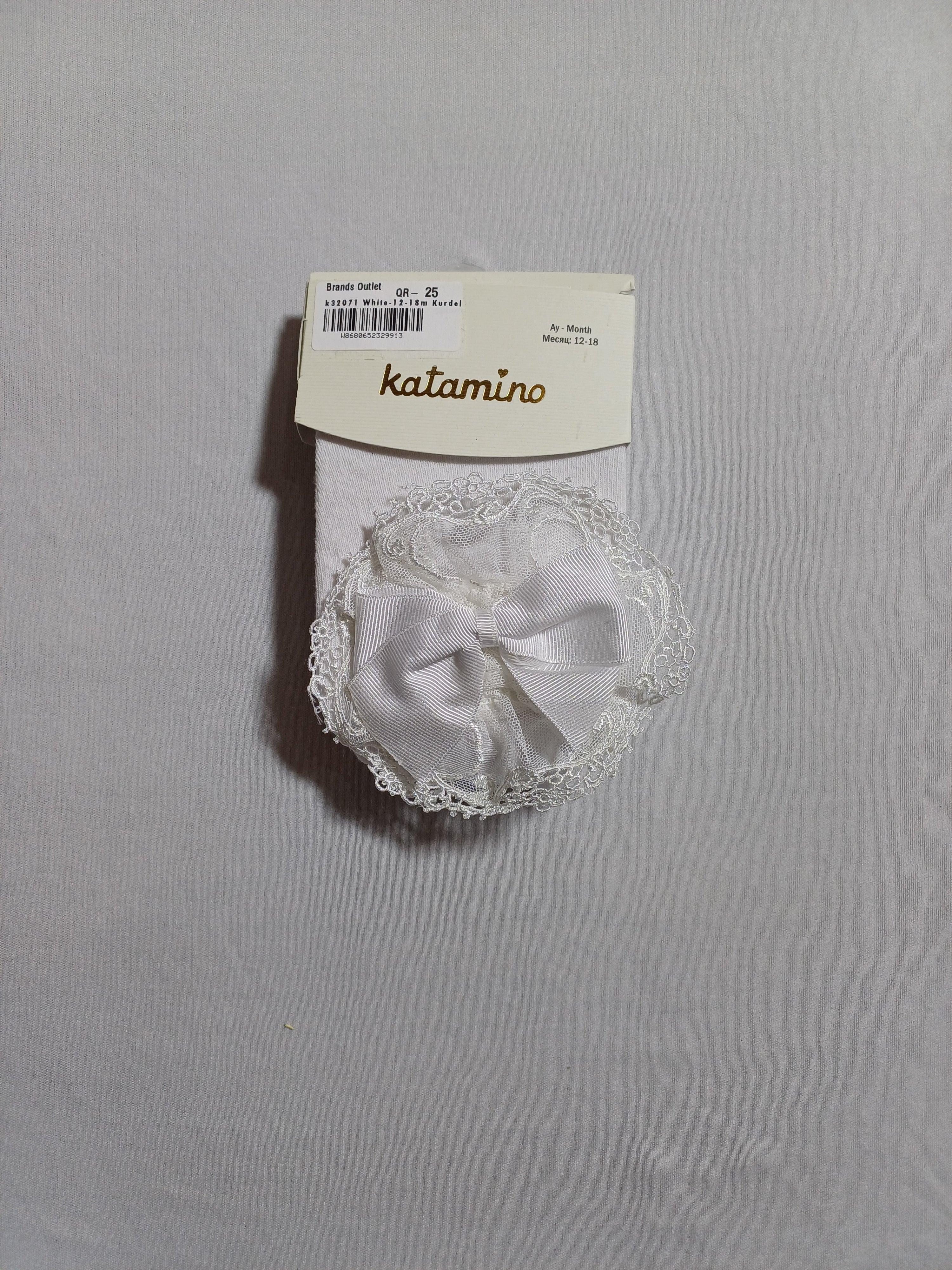 k32071 White Kurdele Popo baby Pantyhose