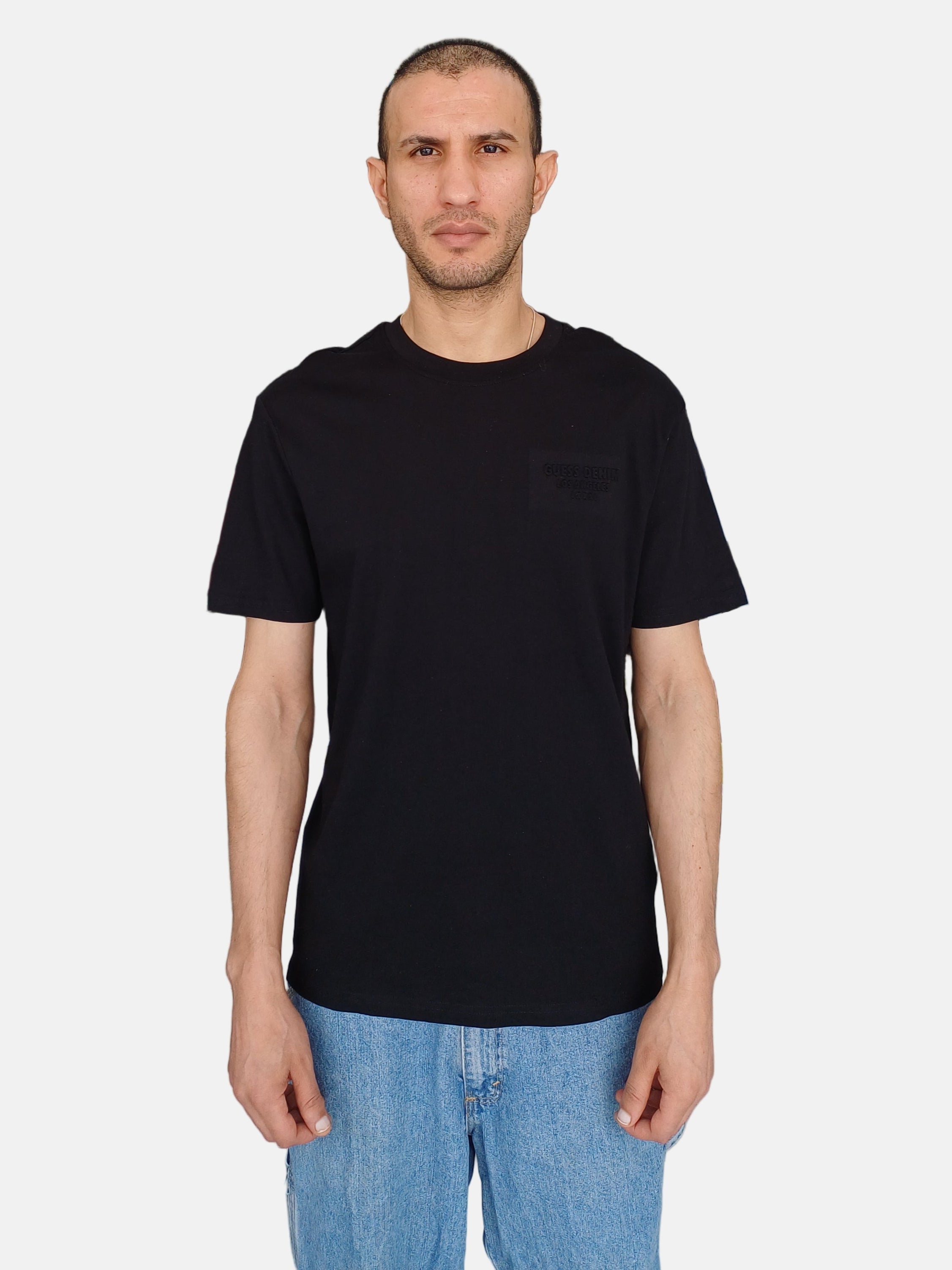 Guess Round Neck T-shirt Black XBVI98