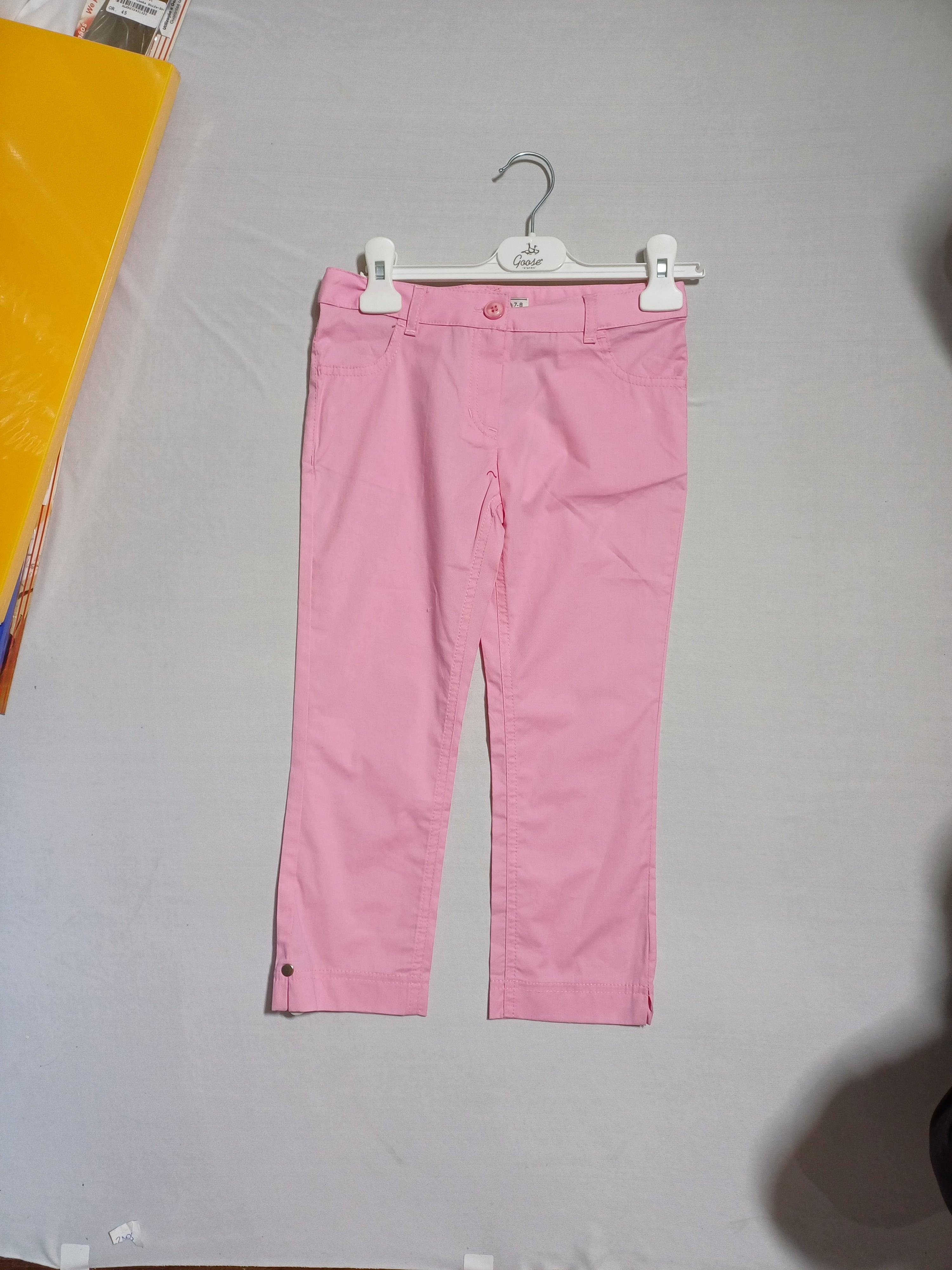 G15Y40307 PINK-7-8Y GIRL PANT