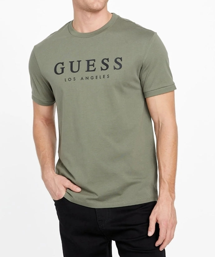 Guess Round Neck T-shirt Green XBRI14