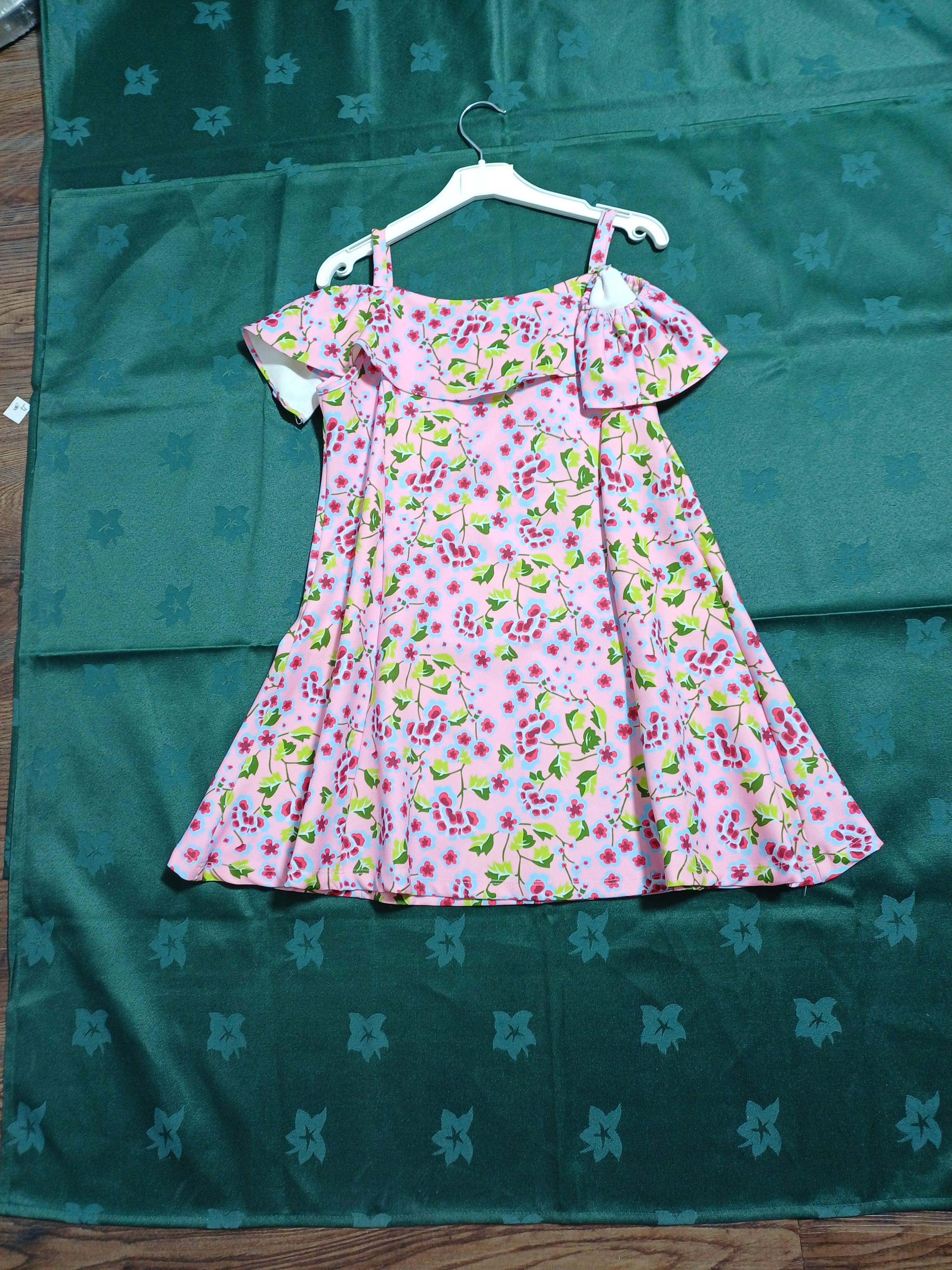 فستان G17Y60989 وردي للبنات بعمر 9/10 سنوات